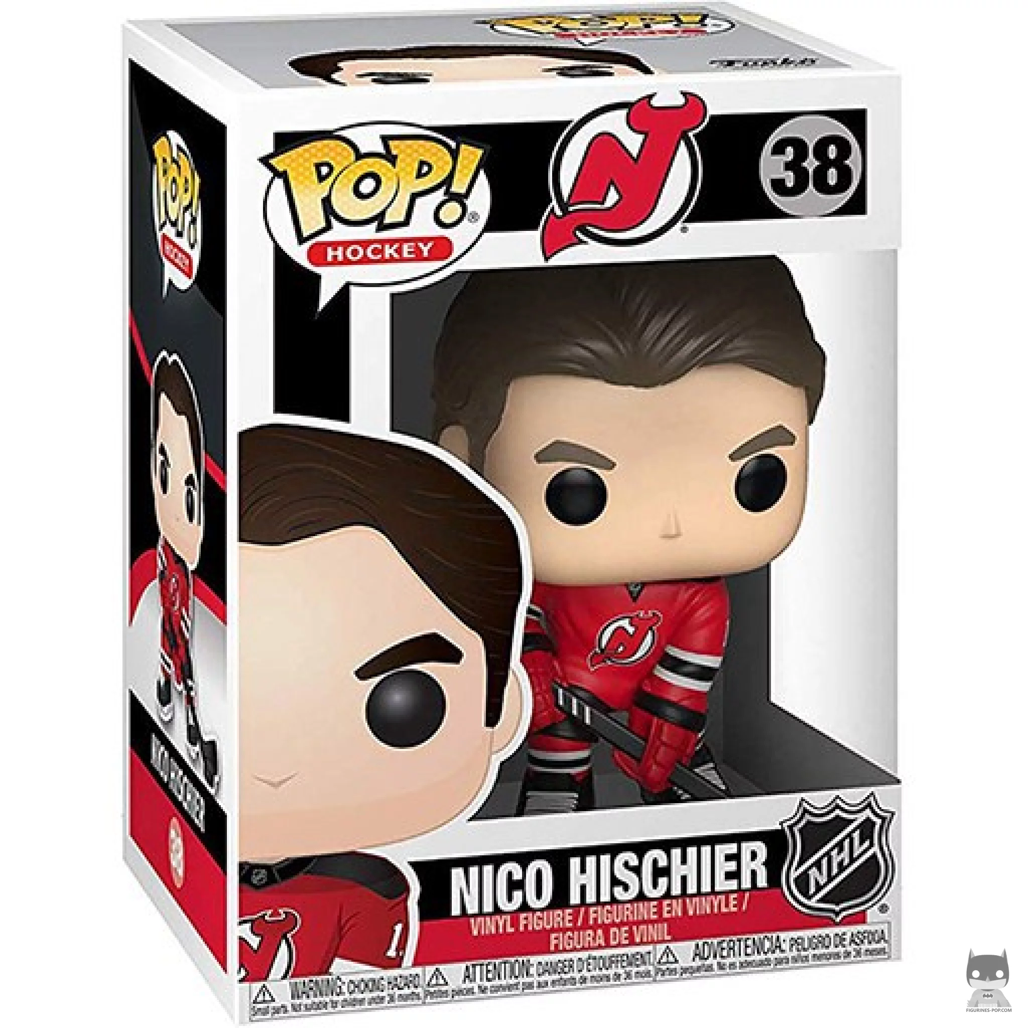 Figurine Funko POP Nico Hischier avec boîte