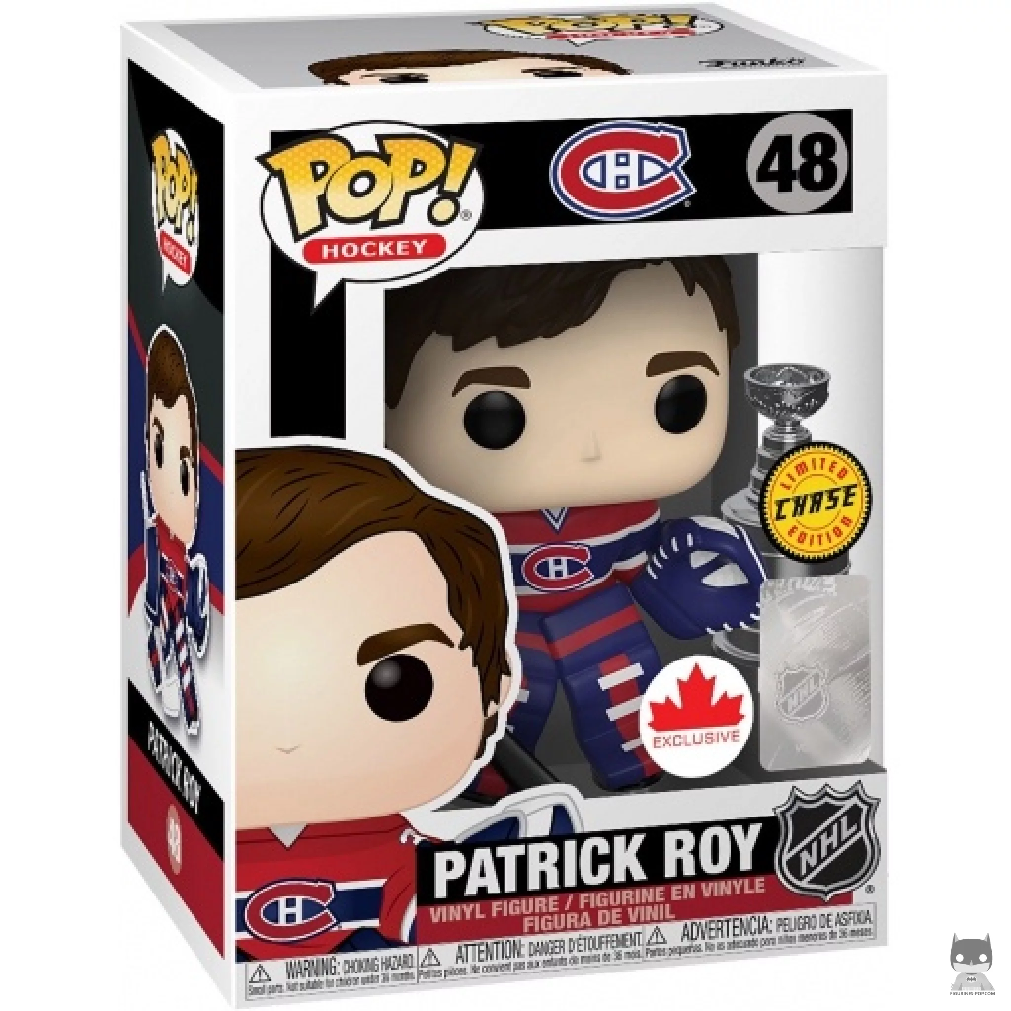 Figurine Funko POP Patrick Roy (Chase) avec boîte