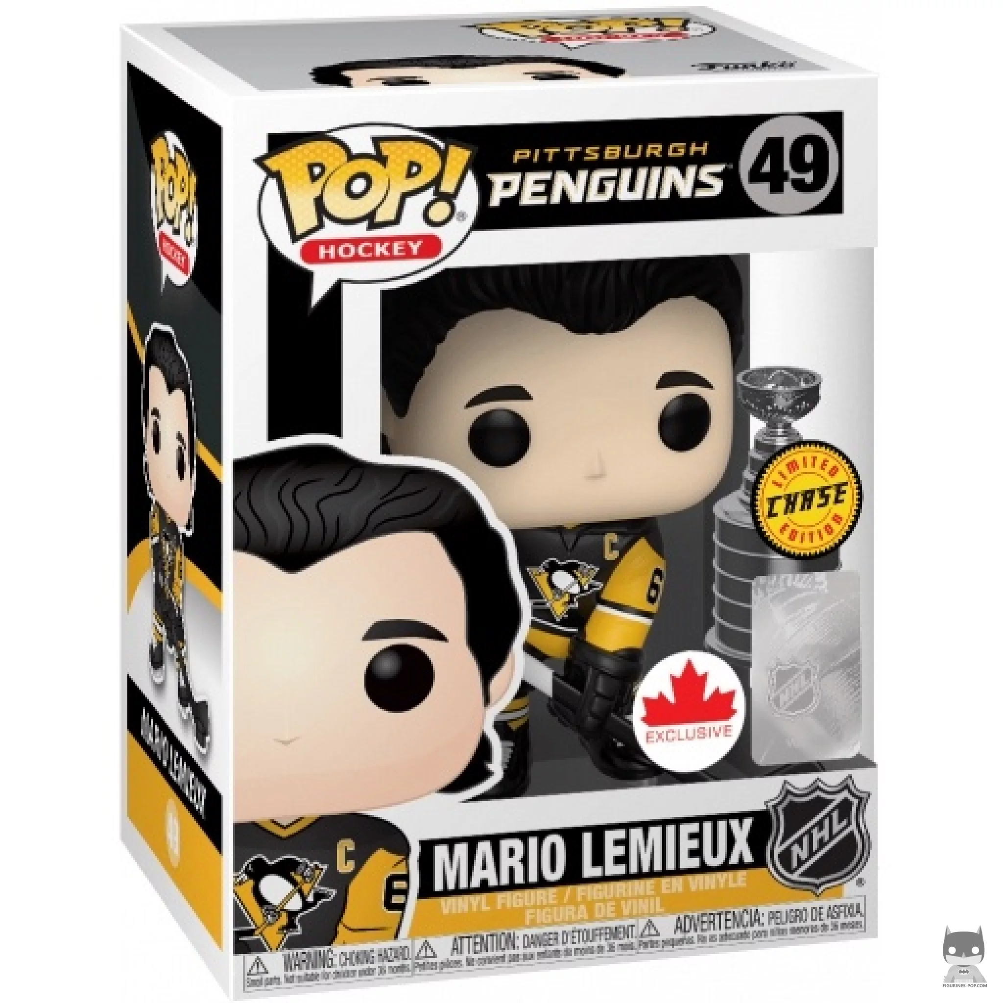 Figurine Funko POP Mario Lemieux (Chase) avec boîte