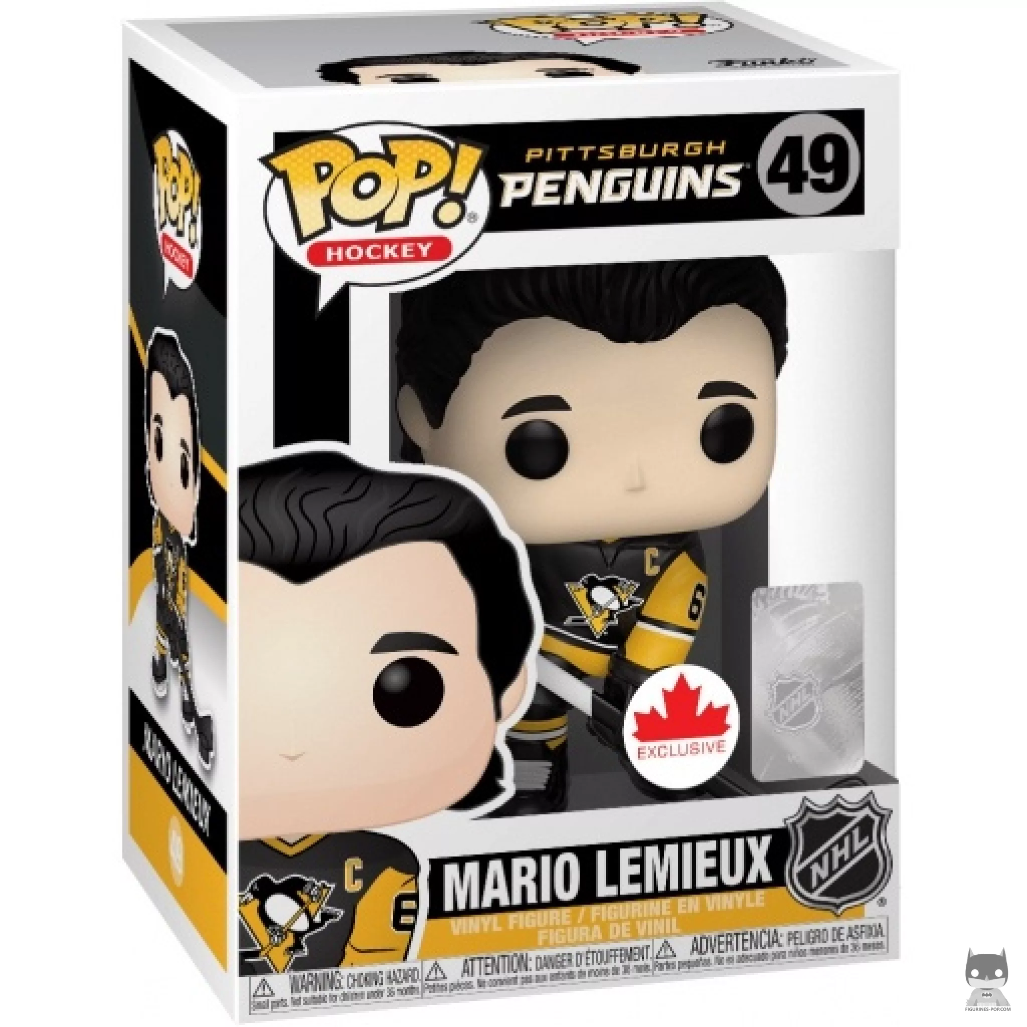 Figurine Funko POP Mario Lemieux avec boîte