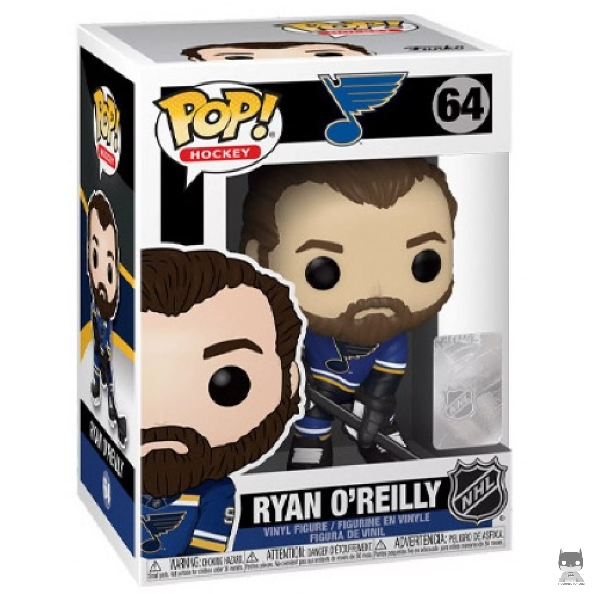 Figurine Funko POP Ryan O'Reilly avec boîte