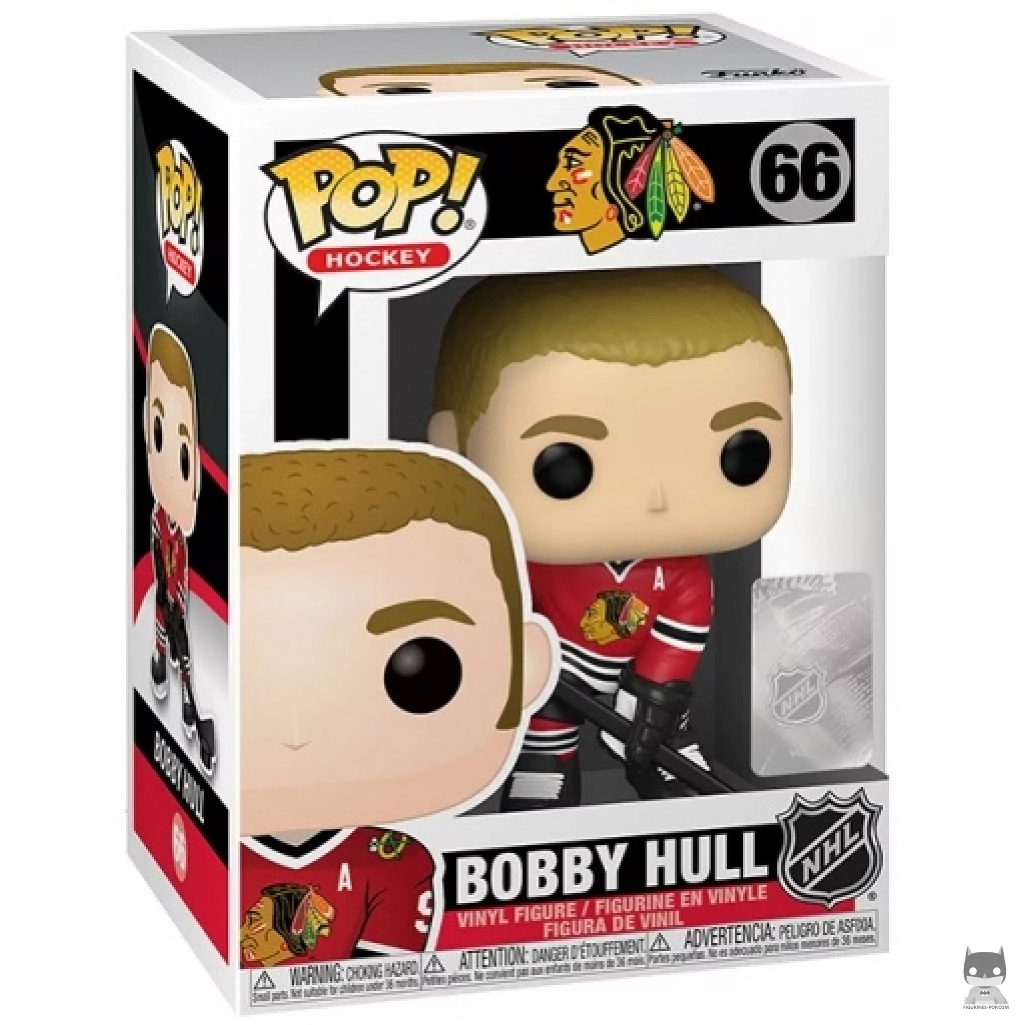 Figurine Funko POP Bobby Hull avec boîte