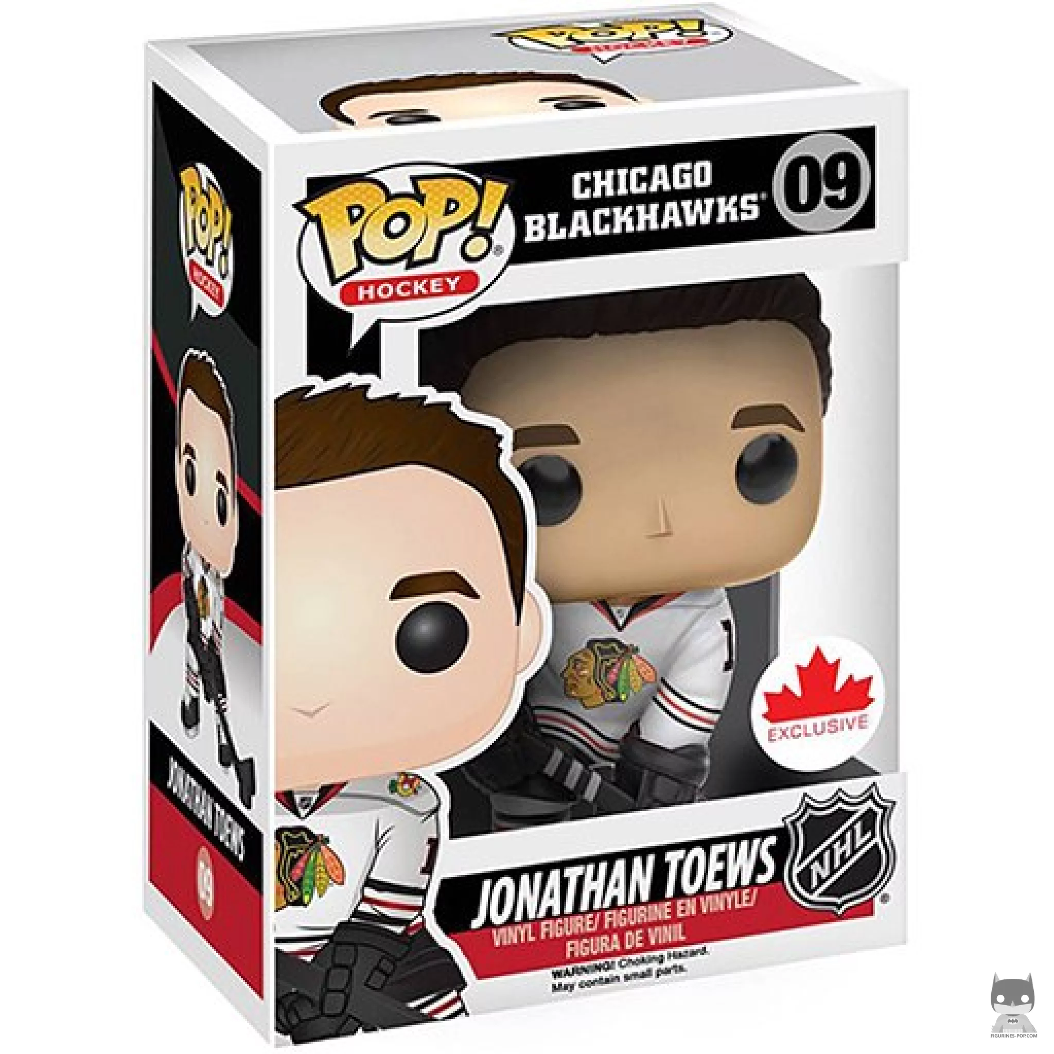 Figurine Funko POP Jonathan Toews (Maillot Extérieur) avec boîte