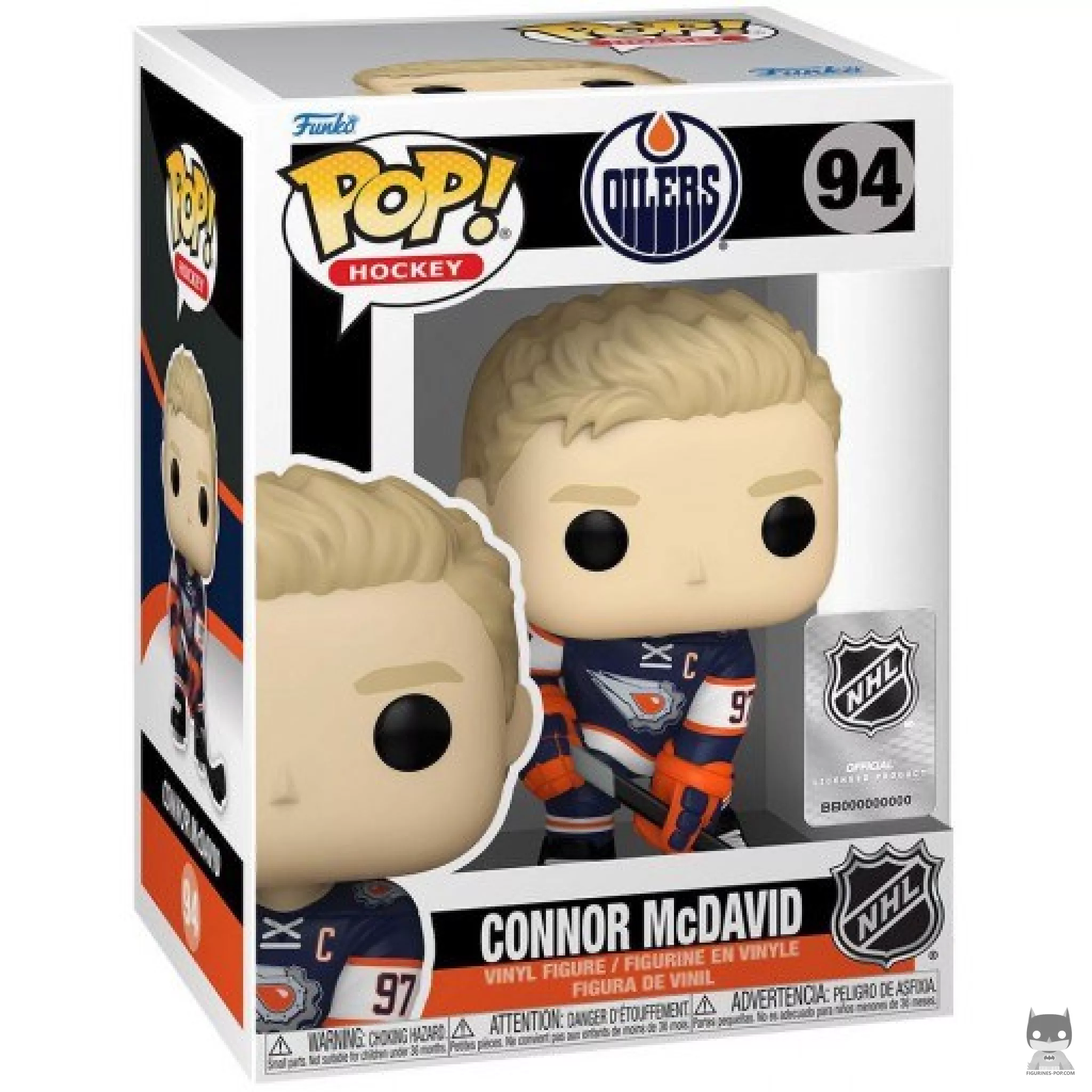 Figurine Funko POP Connor McDavid avec boîte