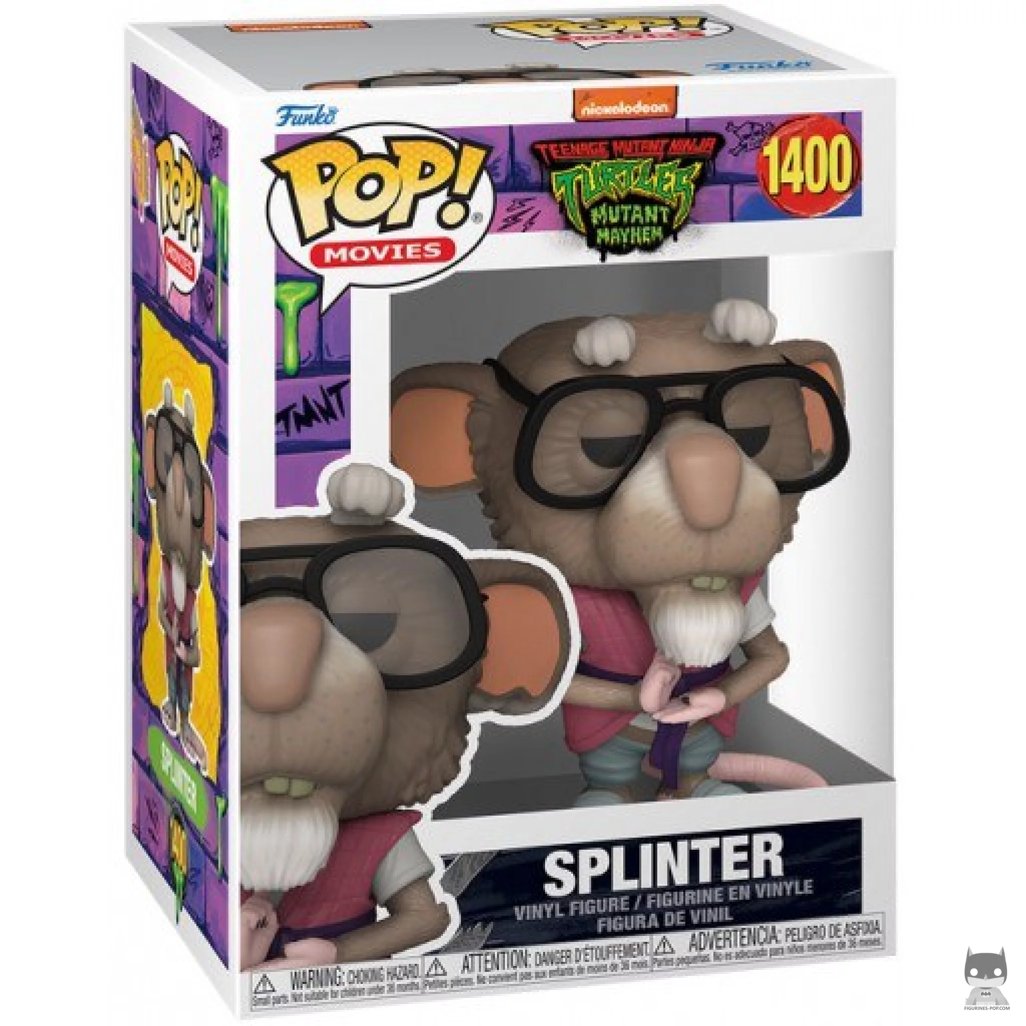 Figurine Funko POP Splinter avec boîte