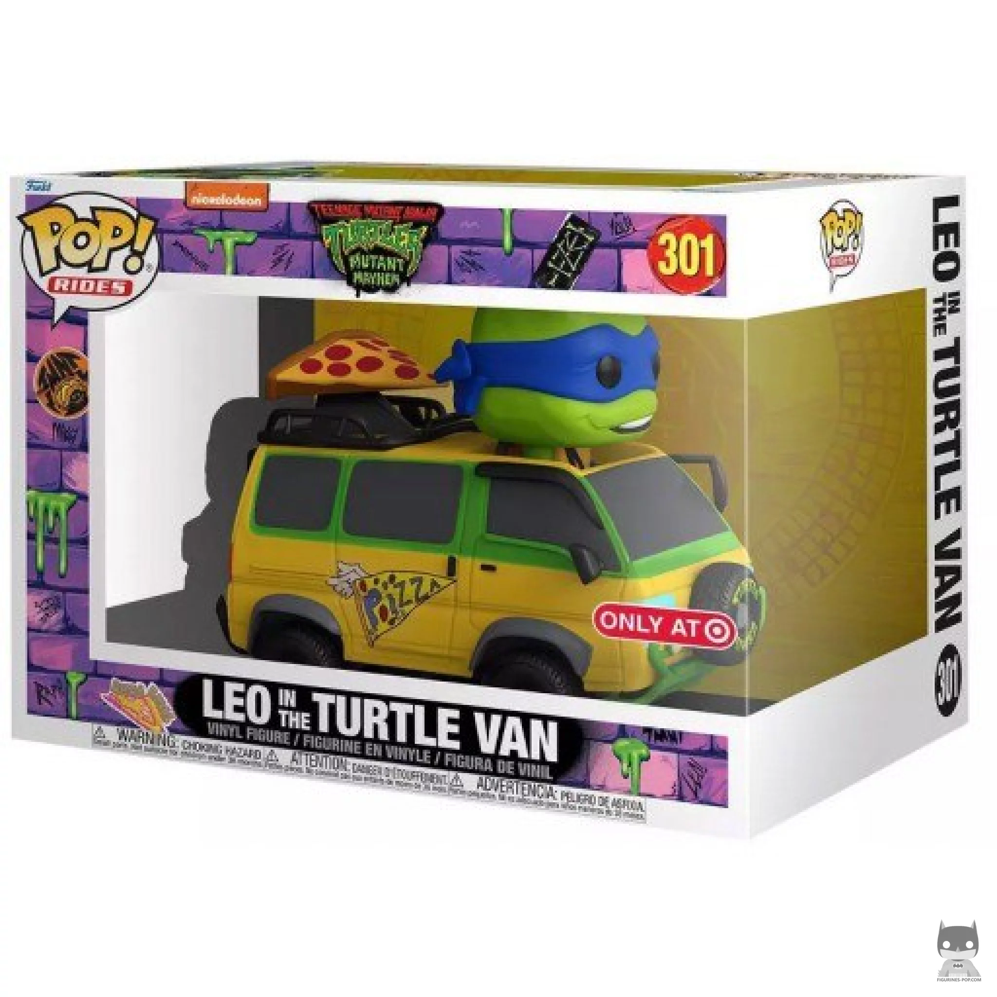 Figurine Funko POP Leonardo dans le Van des Tortues Ninja avec boîte