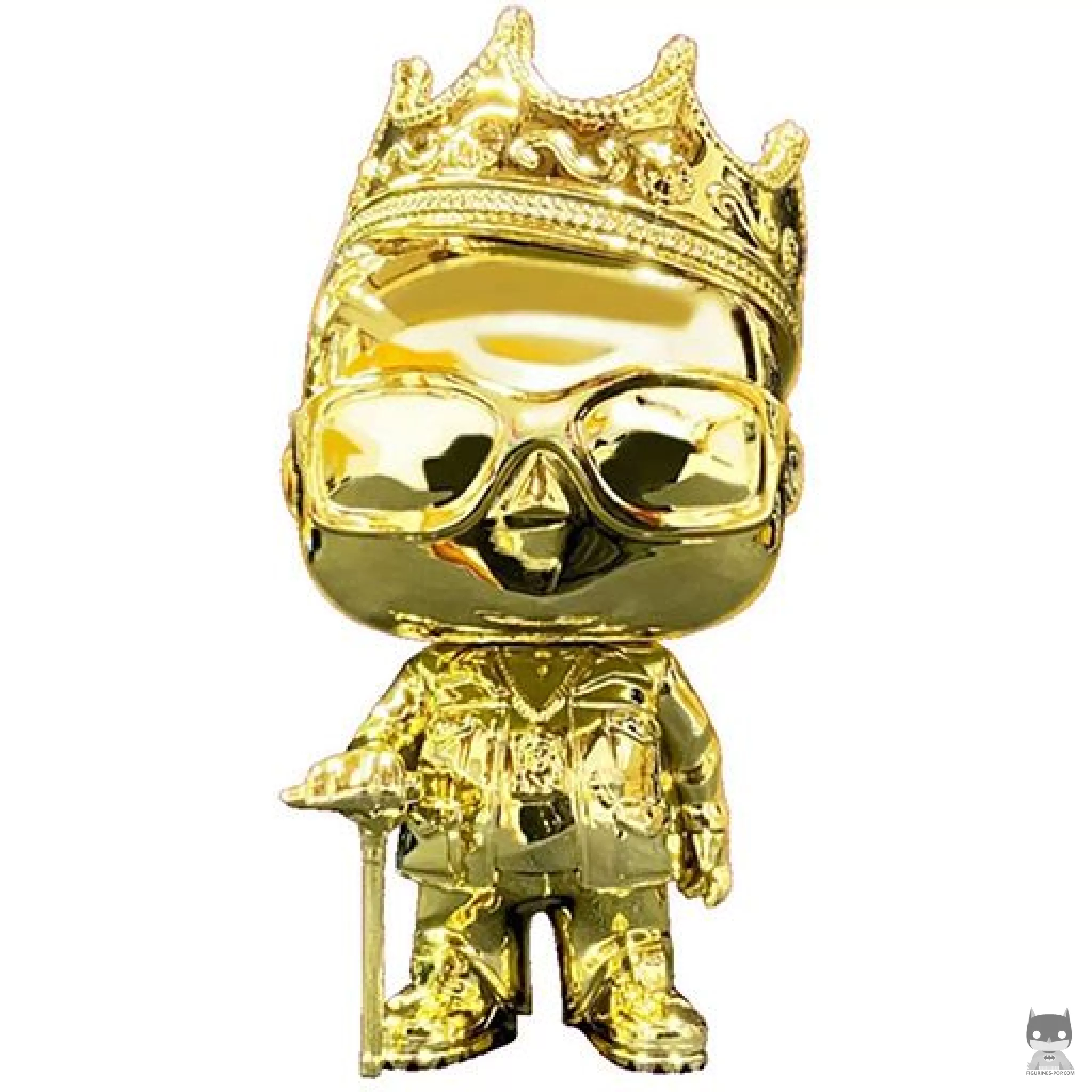 Figurine Funko POP Notorious B.I.G. avec Couronne (Or) (Notorious B.I.G)
