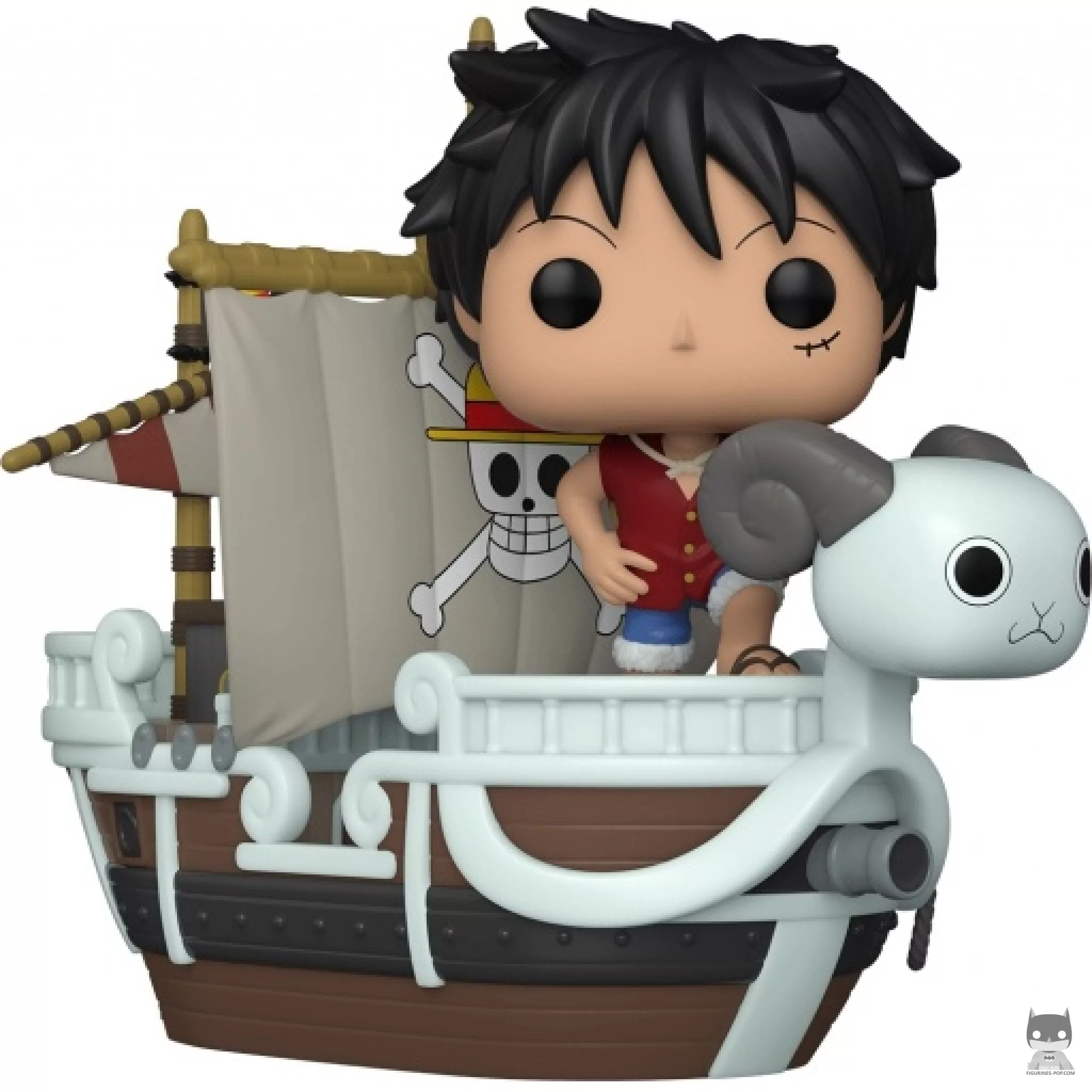 Figurine Funko POP Luffy sur Vogue Merry (One Piece)