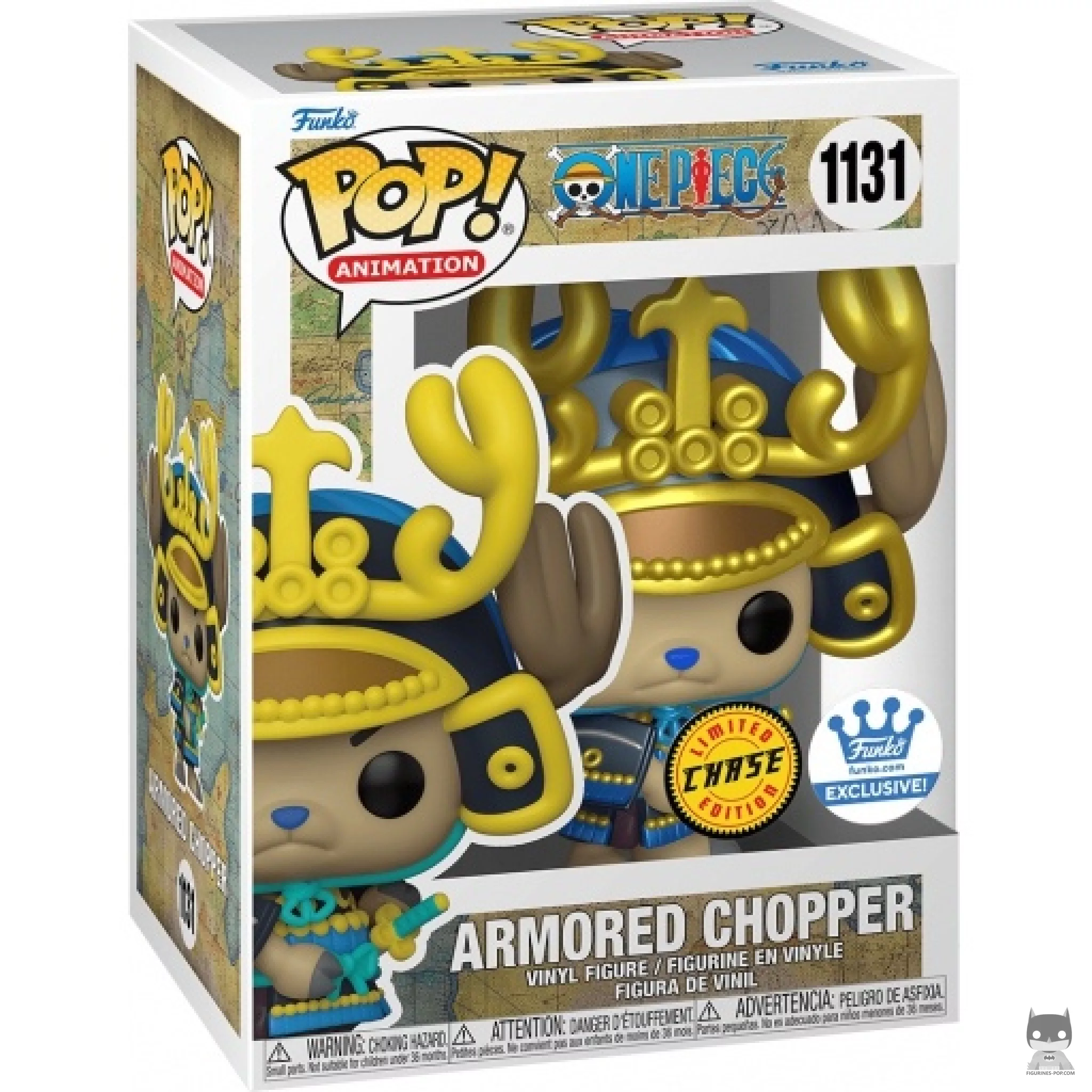 Figurine Funko POP Chopper en Armure (Chase) avec boîte