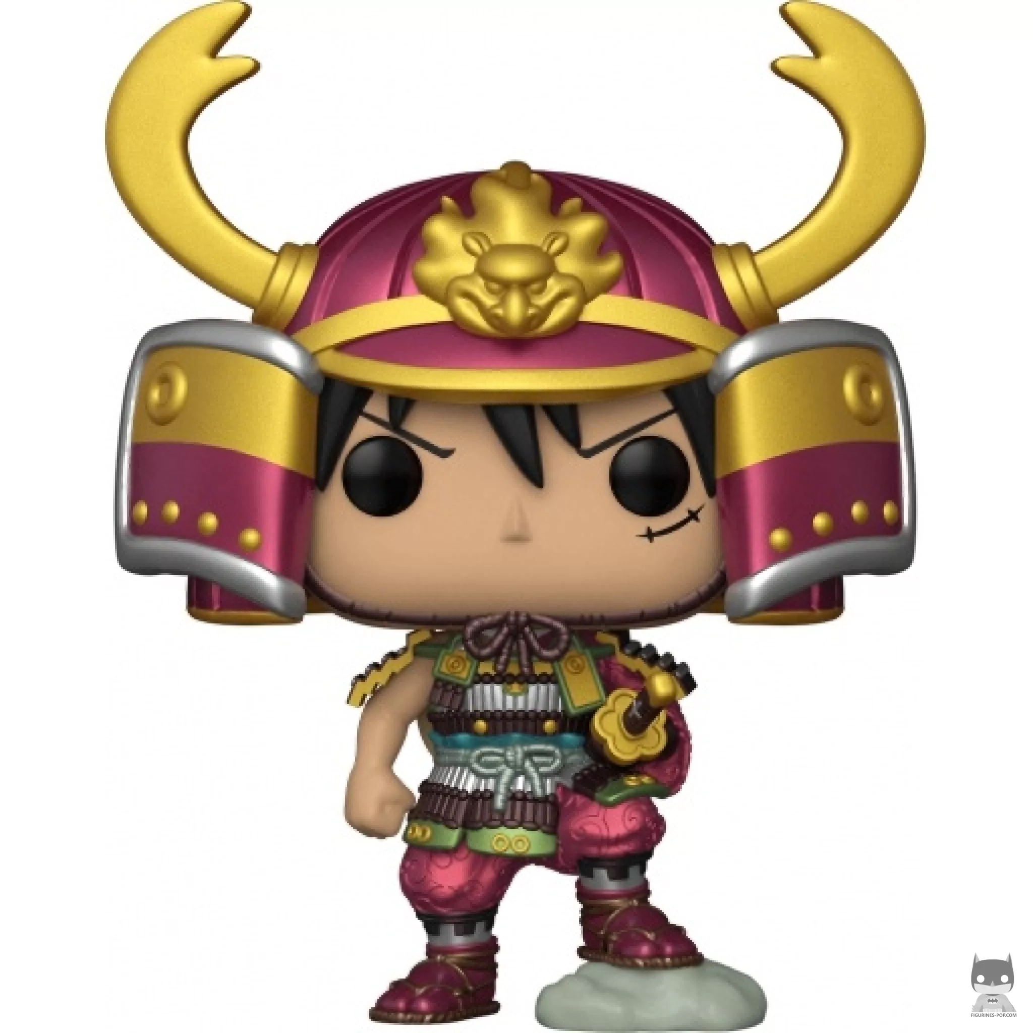 Figurine Funko POP Luffy en Armure (Chase & Metallic) (One Piece)