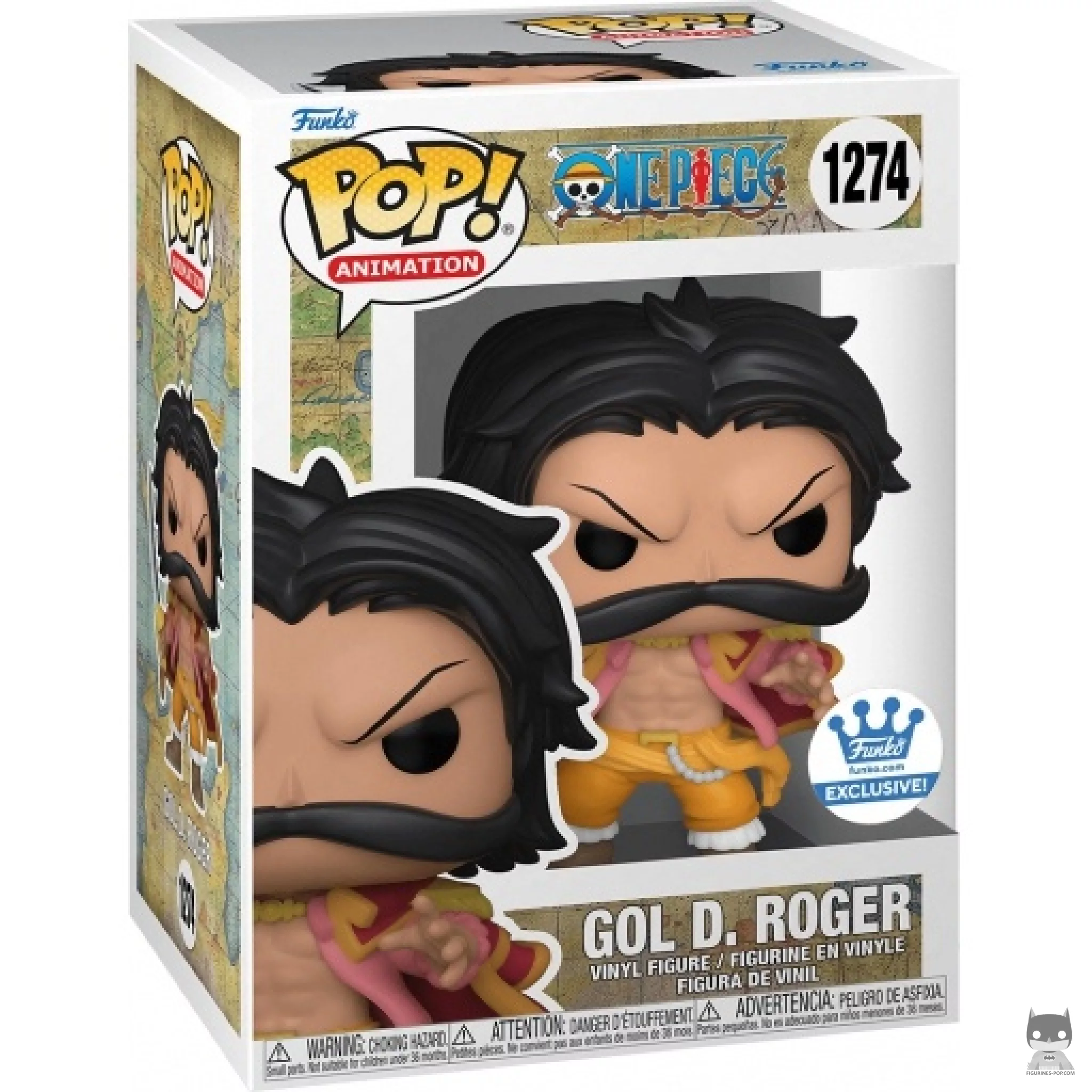 Figurine Funko POP Gol D. Roger avec boîte