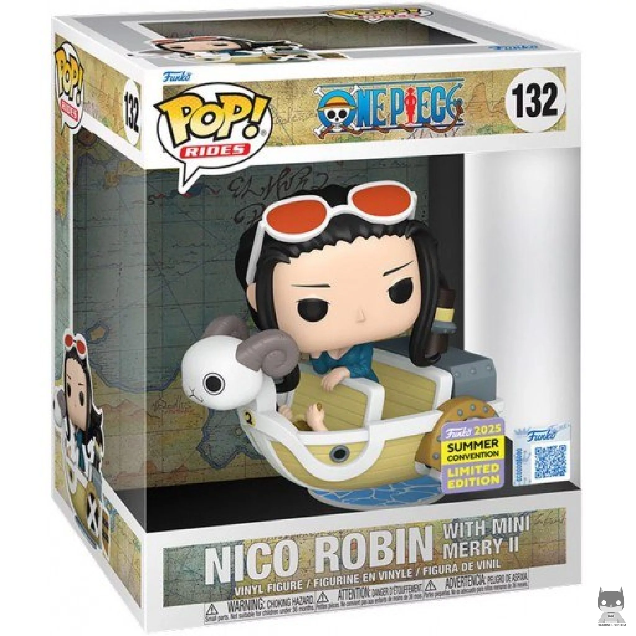 Figurine Funko POP Nico Robin avec Mini Merry II avec boîte