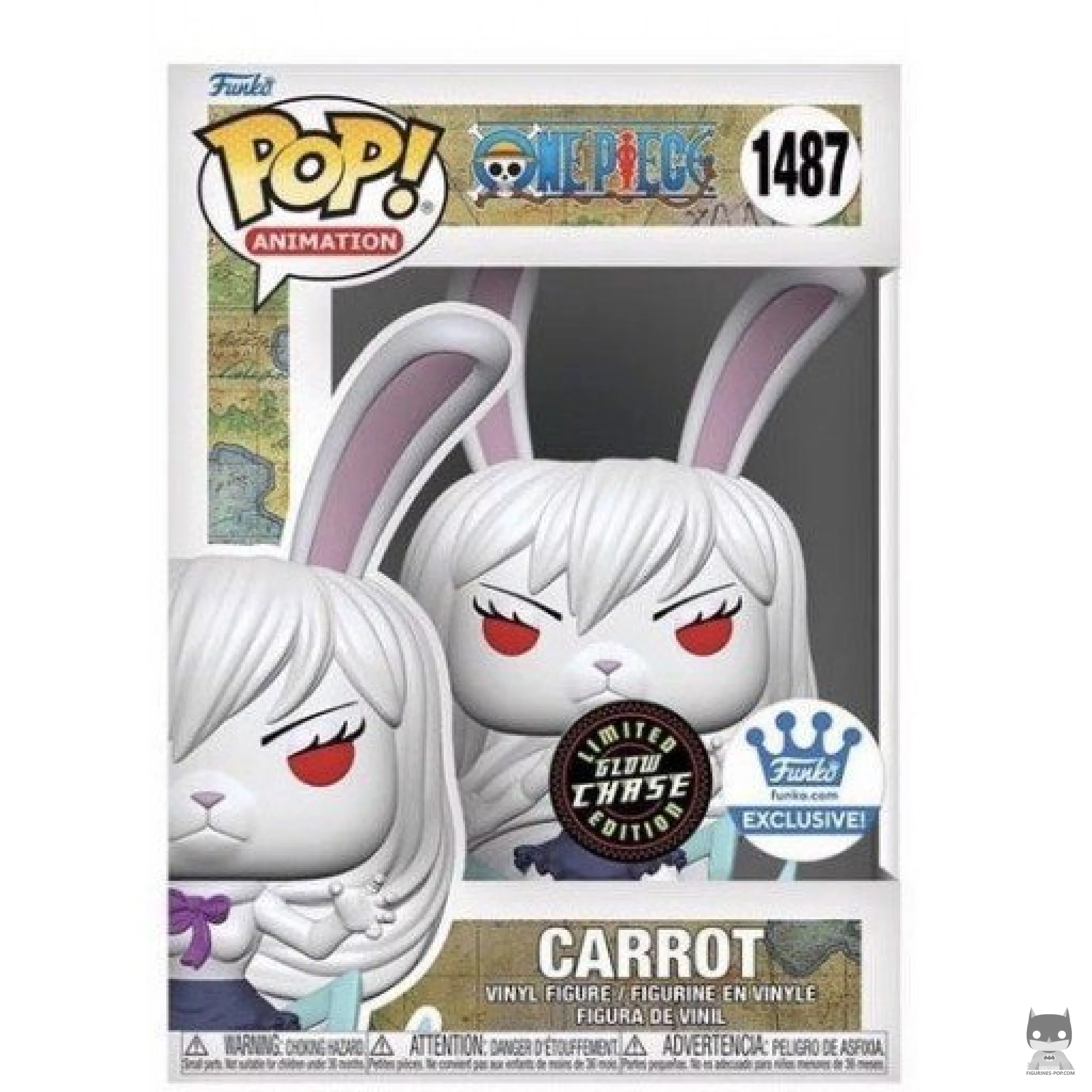 Figurine Funko POP Carrot (Chase & Glow in the Dark) avec boîte