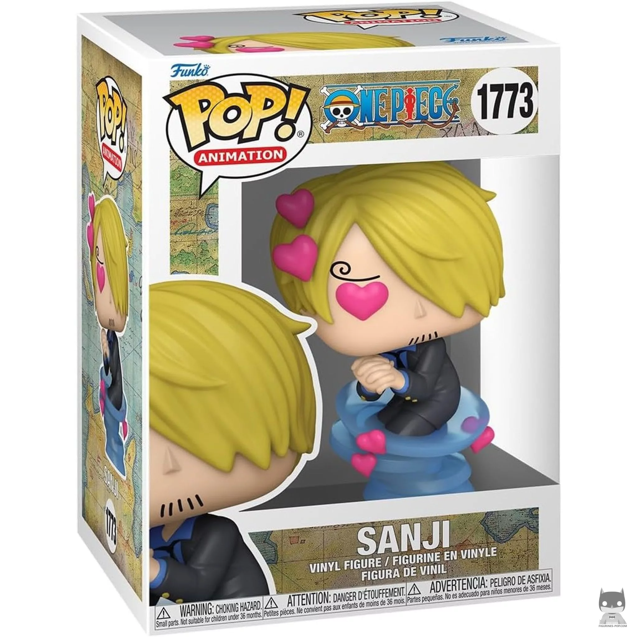 Figurine Funko POP Sanji in Love avec boîte