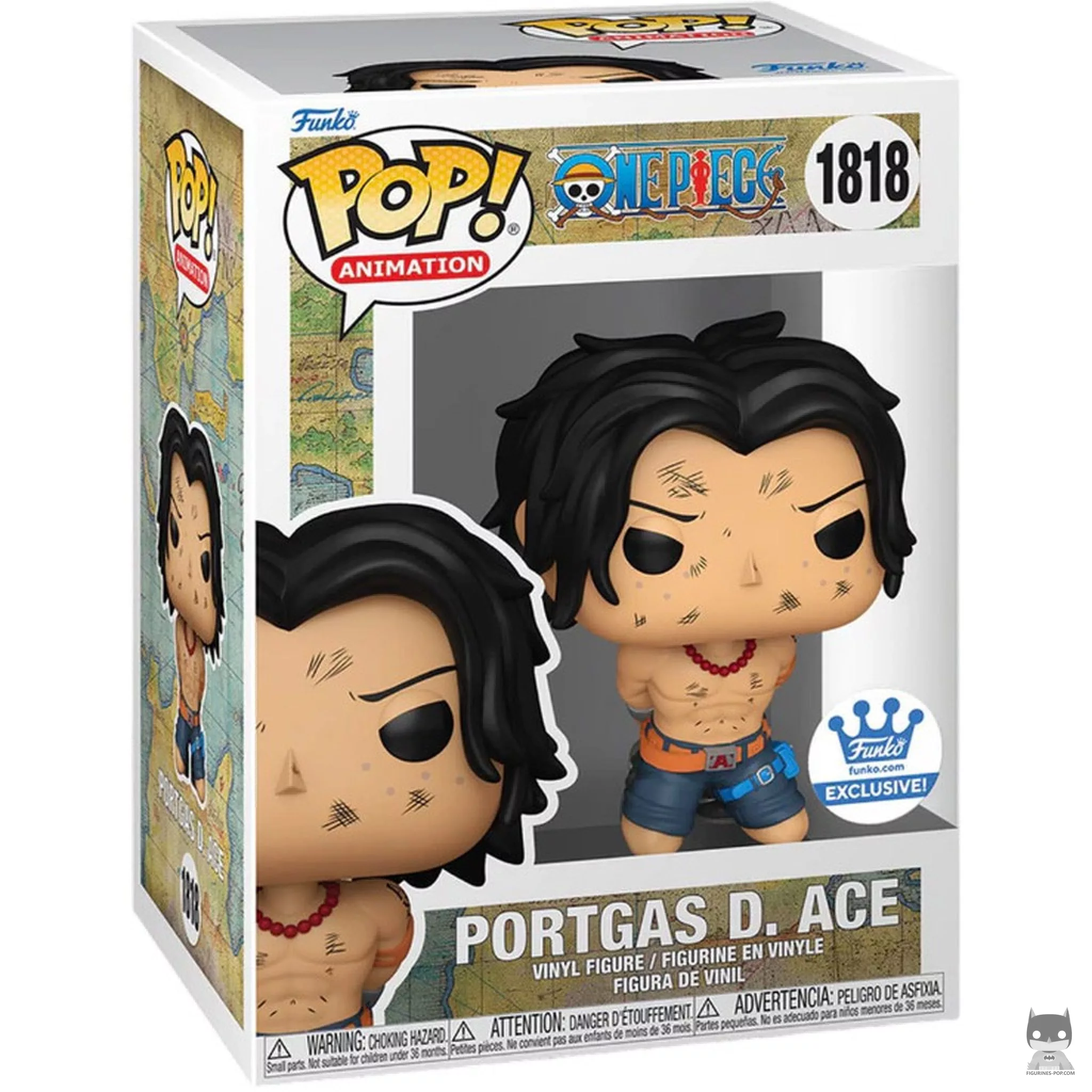 Figurine Funko POP Portgas D. Ace (Execution) avec boîte