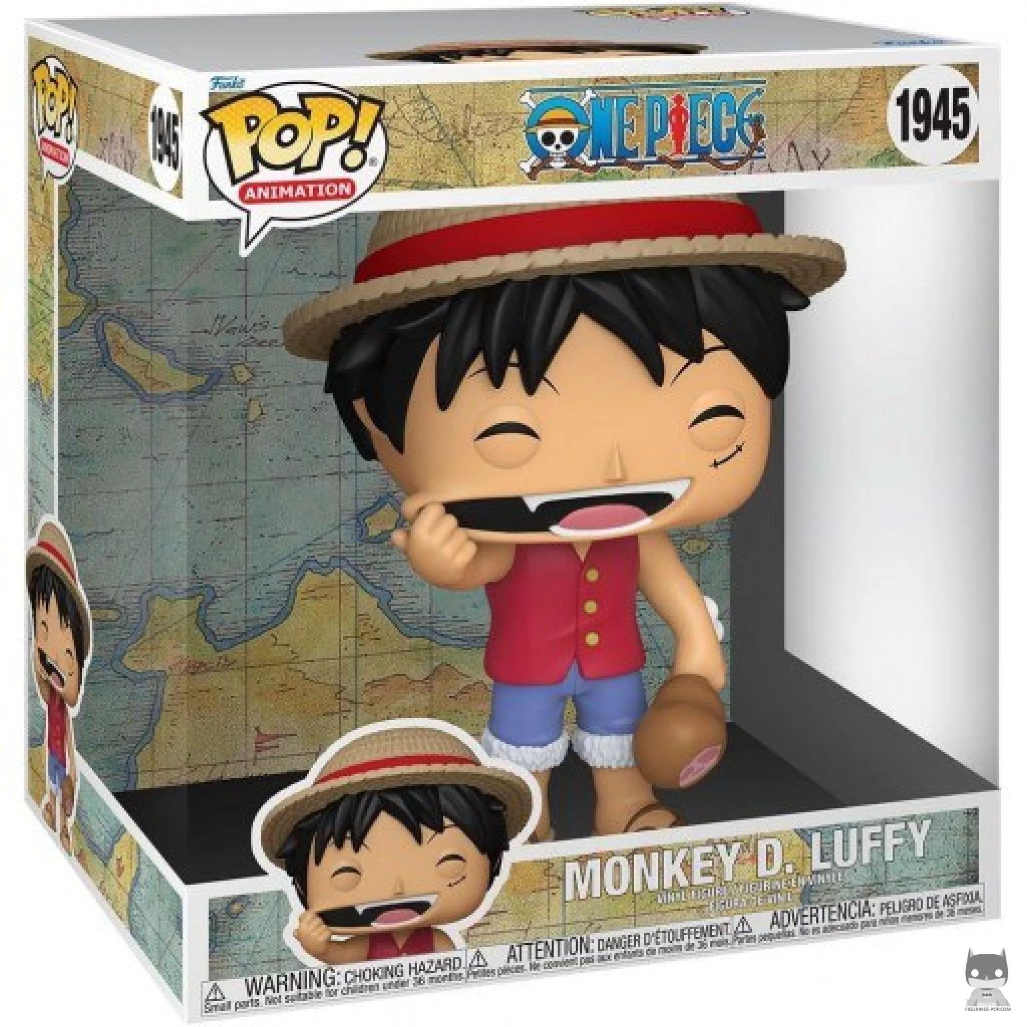 Figurine Funko POP Monkey D. Luffy (SuperSized) avec boîte