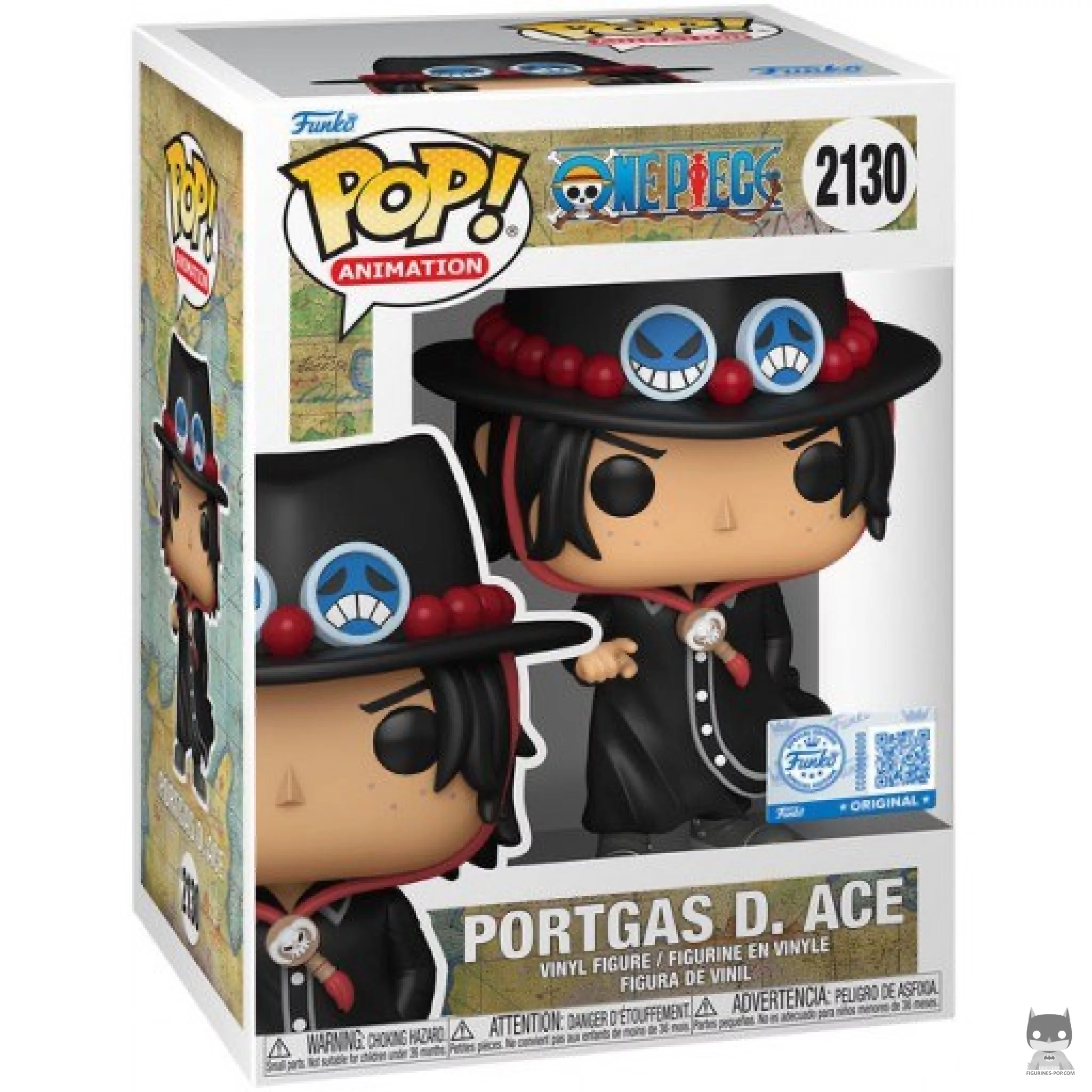 Figurine Funko POP Portgas D. Ace (Egghead) avec boîte