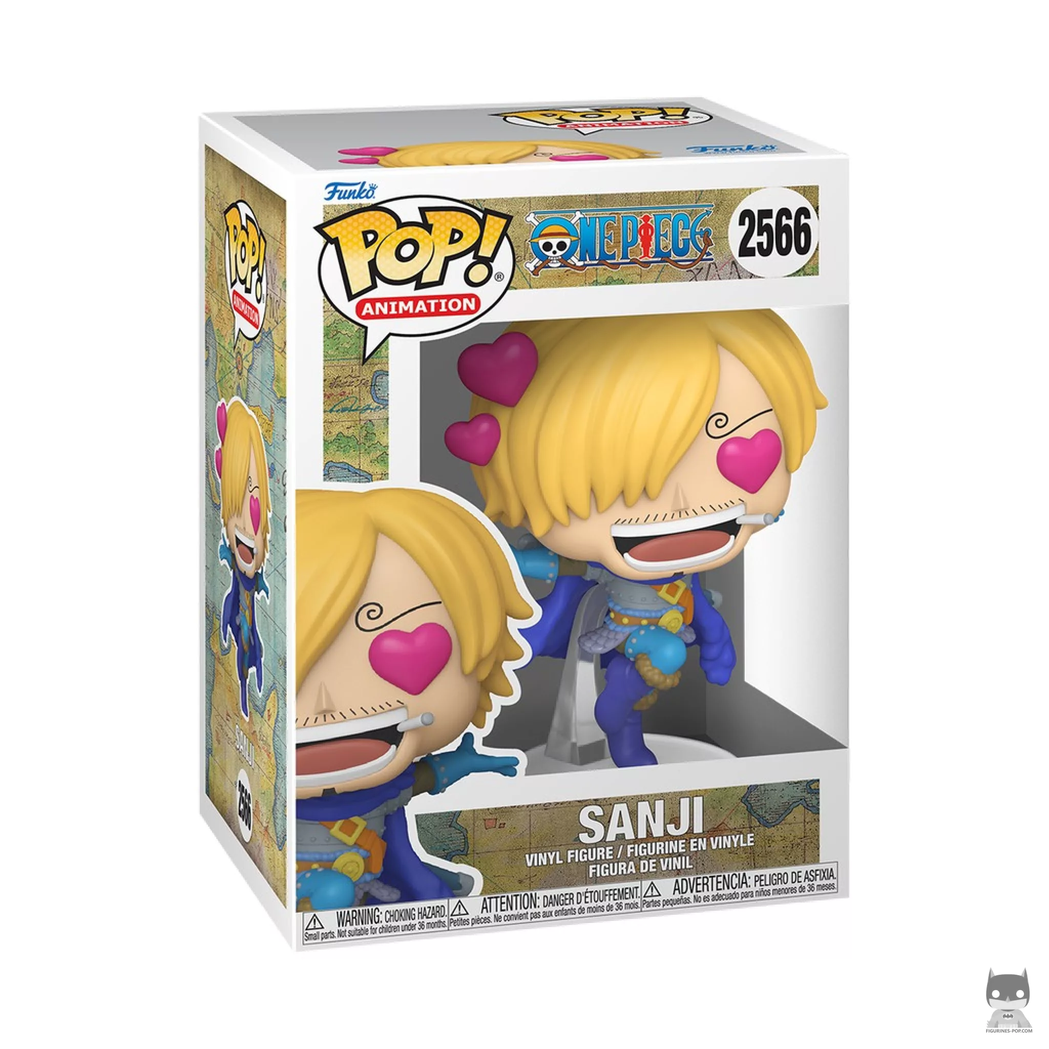 Figurine Funko POP Sanji (amoureux) avec boîte
