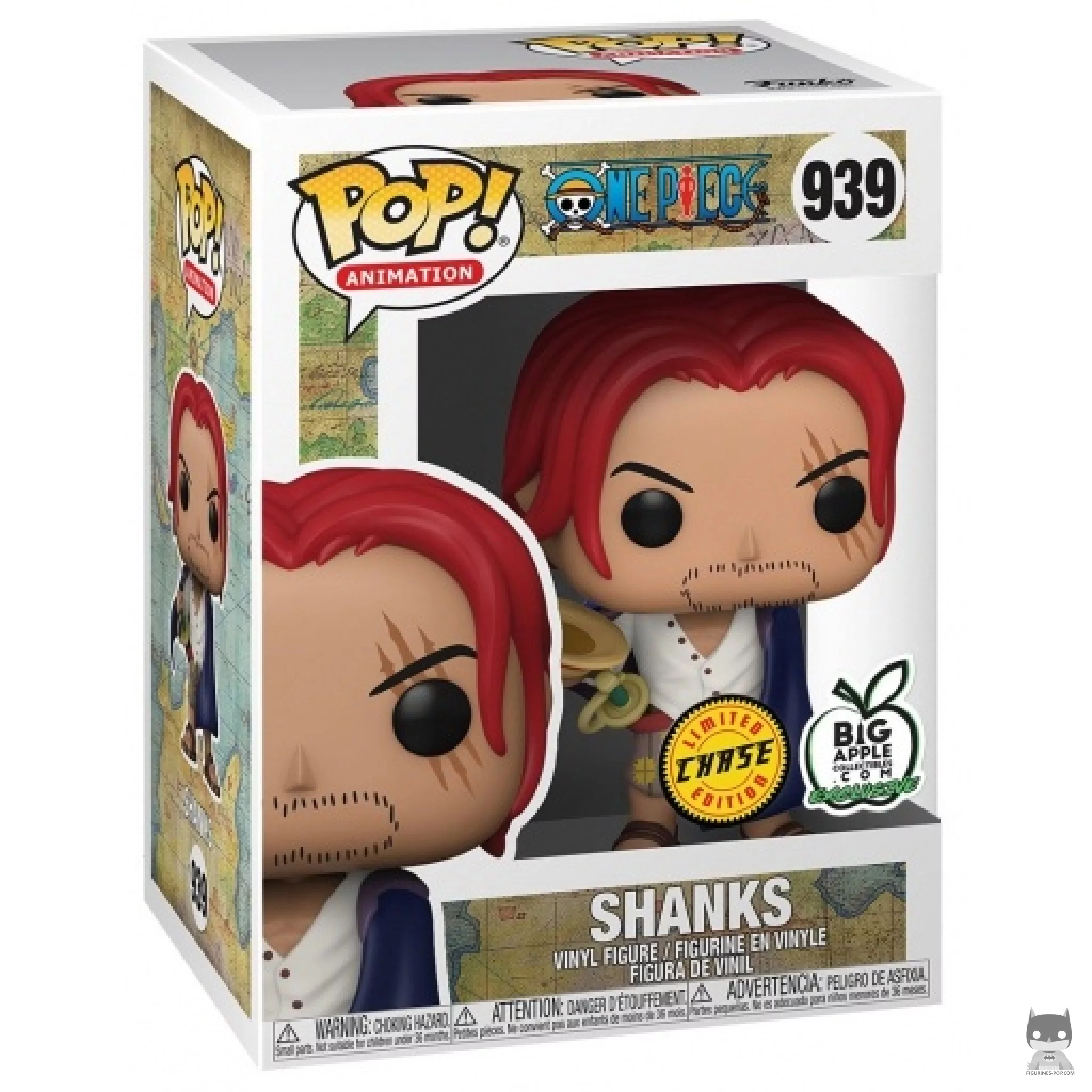 Figurine Funko POP Shanks (Chase) avec boîte