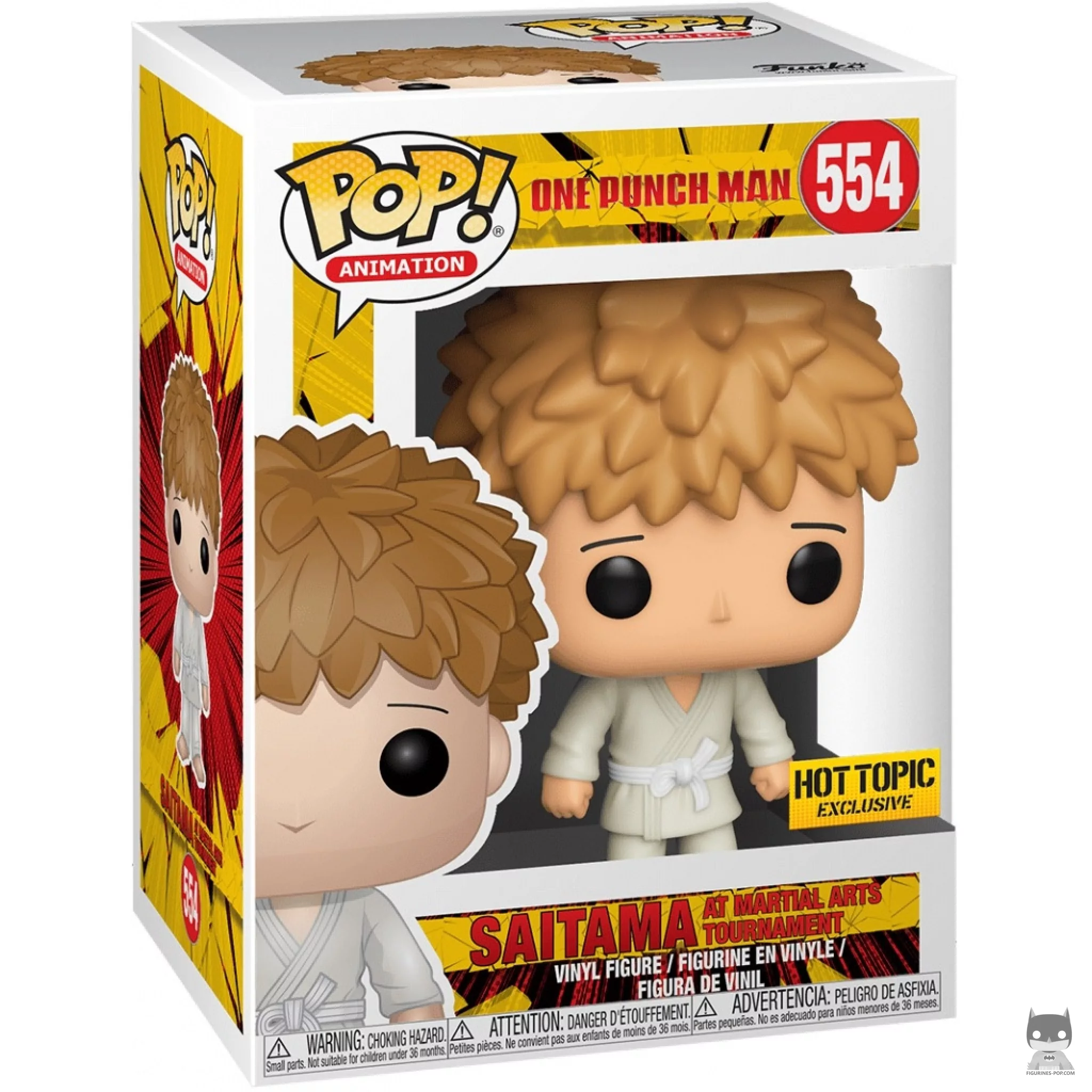 Figurine Funko POP Saitama au Tournoi d'Arts Martiaux avec boîte
