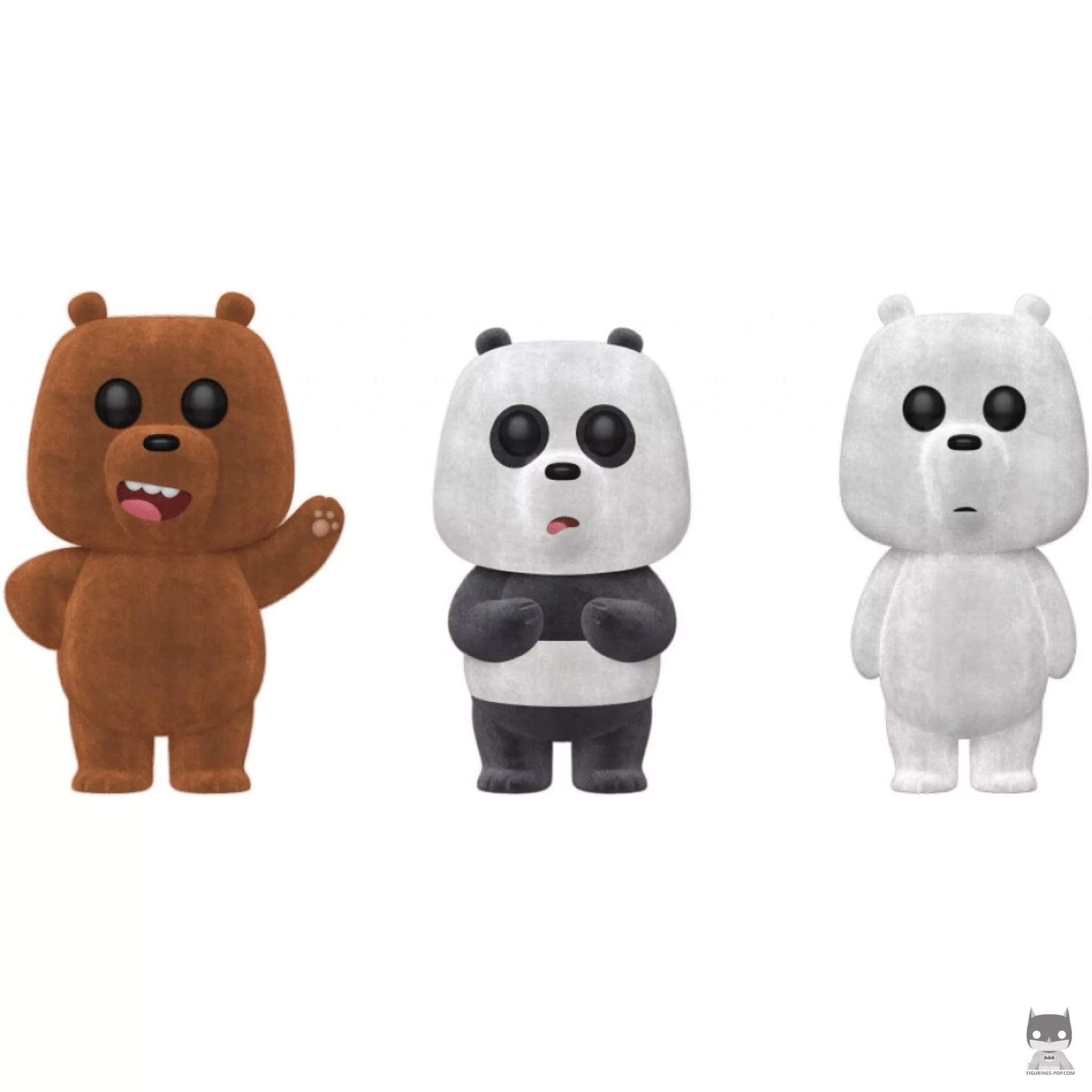 Figurine Funko POP Grizzly, Panda & Polaire (Flocked) (Ours pour un et un pour t'ours)