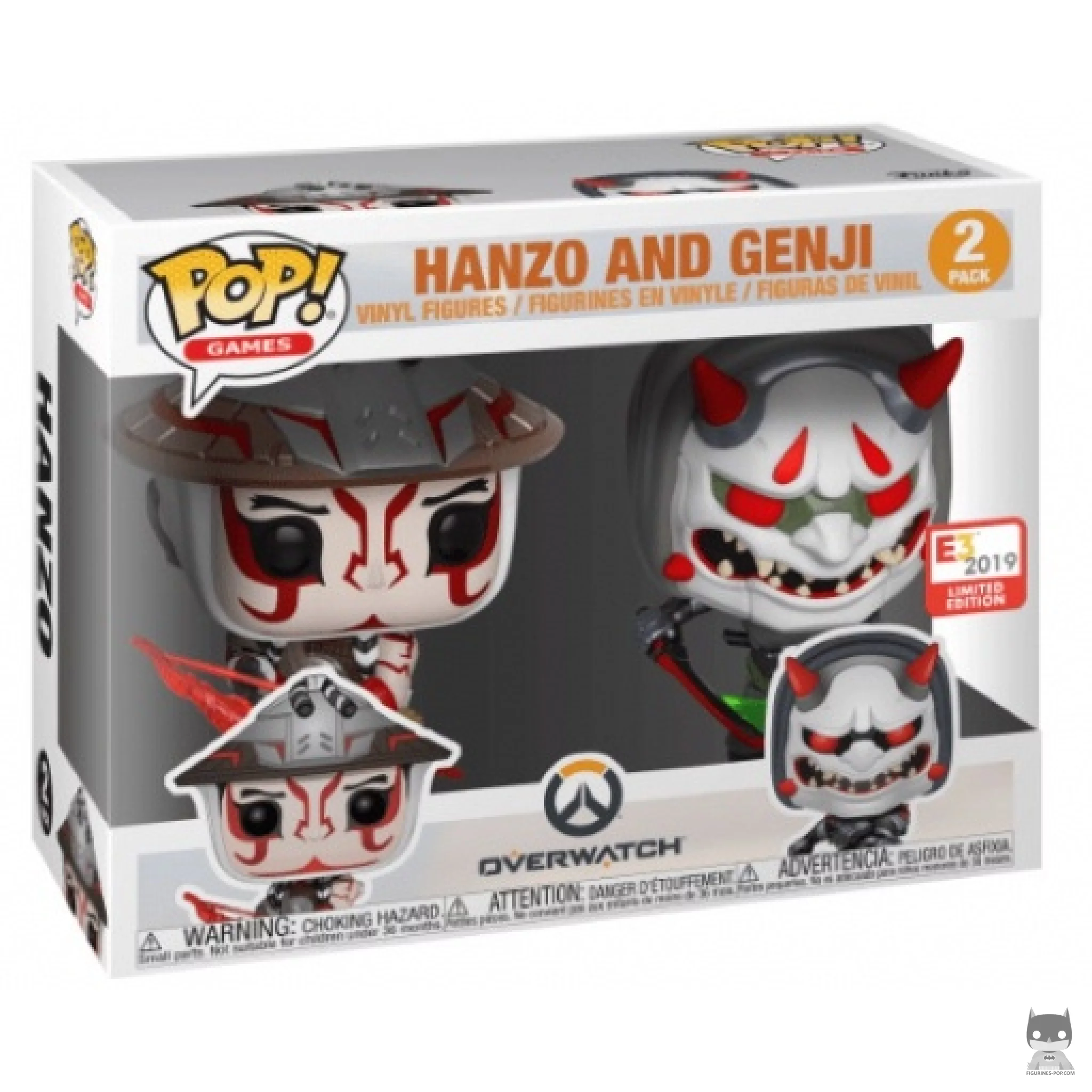 Figurine Funko POP Hanzo & Genji avec boîte
