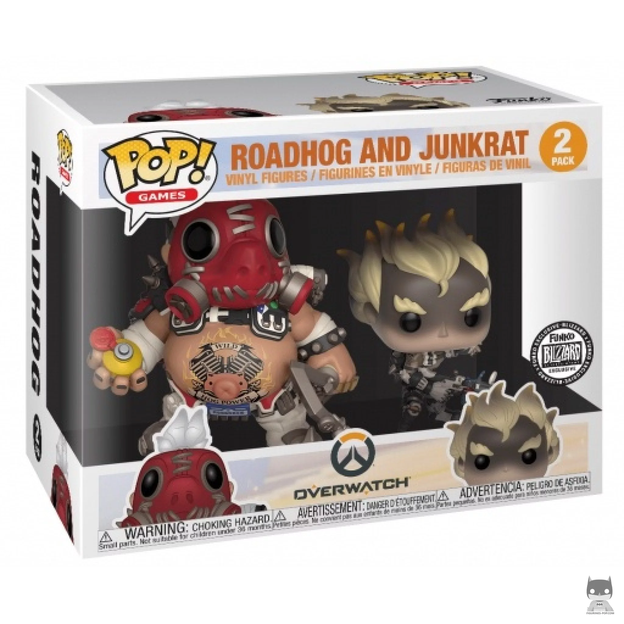 Figurine Funko POP Junkrat & Chopper (Skin Prisonnier) avec boîte