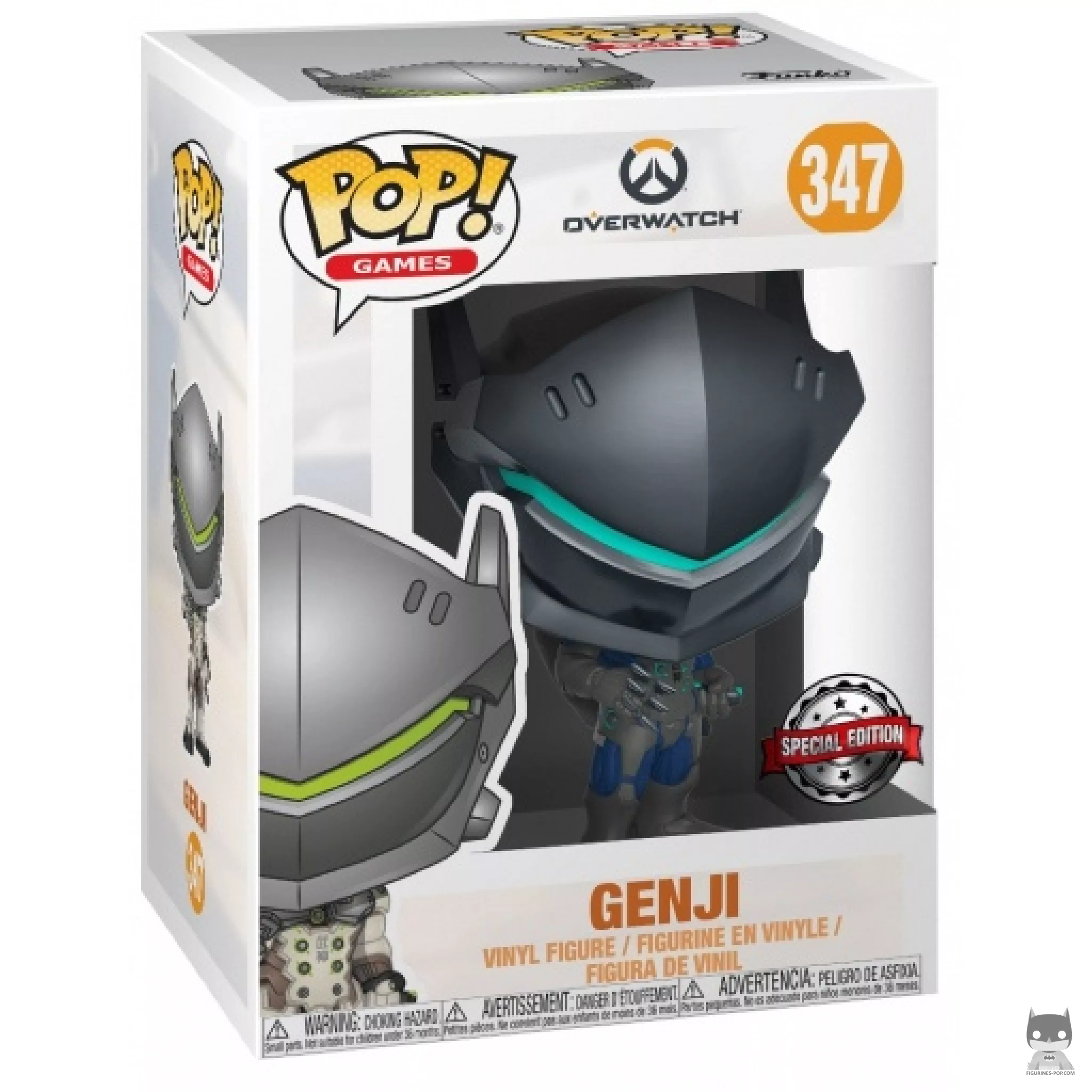 Figurine Funko POP Genji (Fibre de Carbone) avec boîte