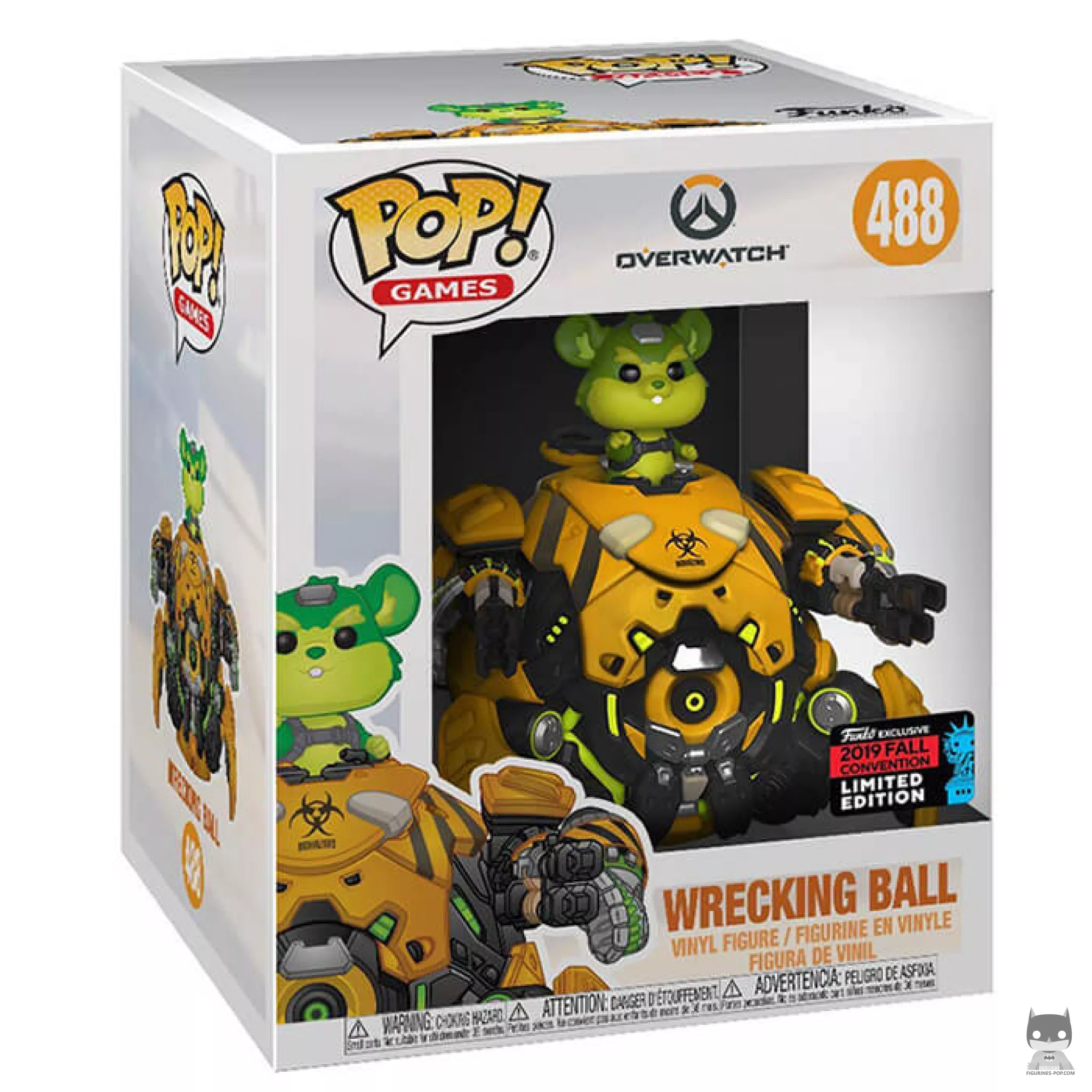 Figurine Funko POP Bouldozer (Skin Risque Biologique) avec boîte
