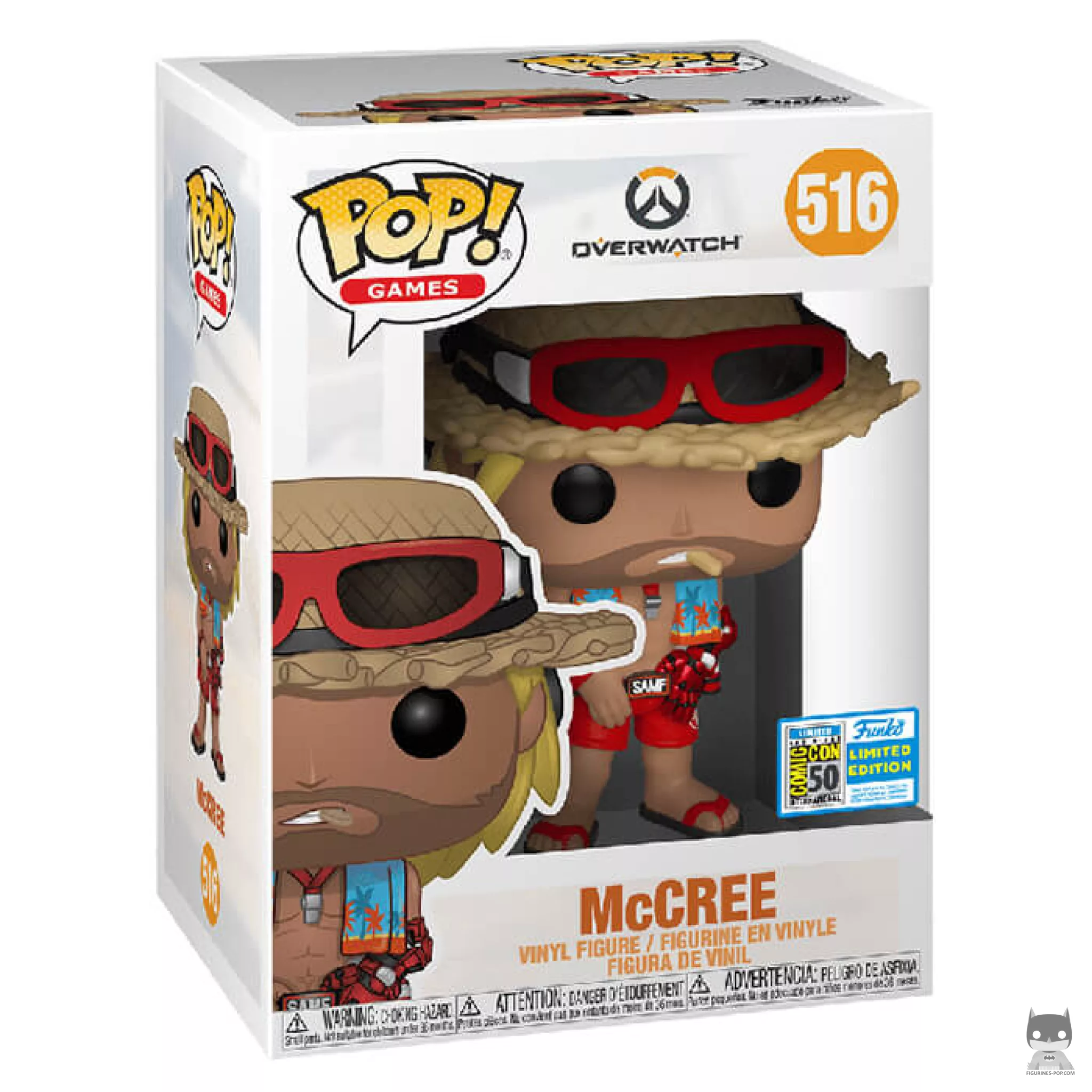Figurine Funko POP McCree (Skin Sauveteur) avec boîte