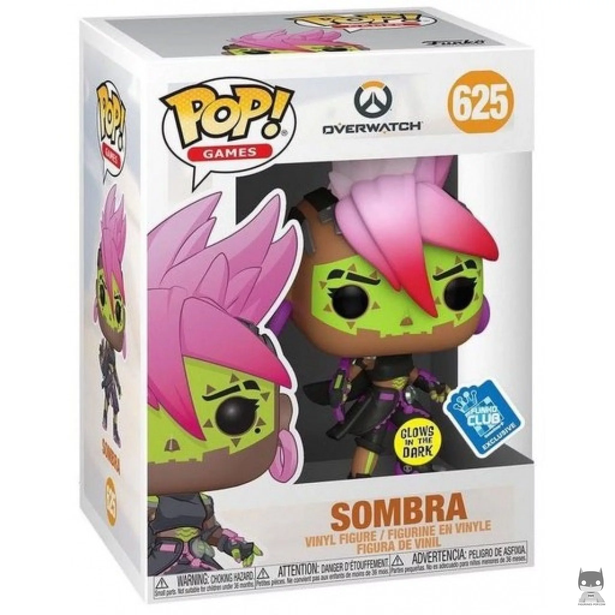 Figurine Funko POP Sombra (Glow in the Dark) avec boîte