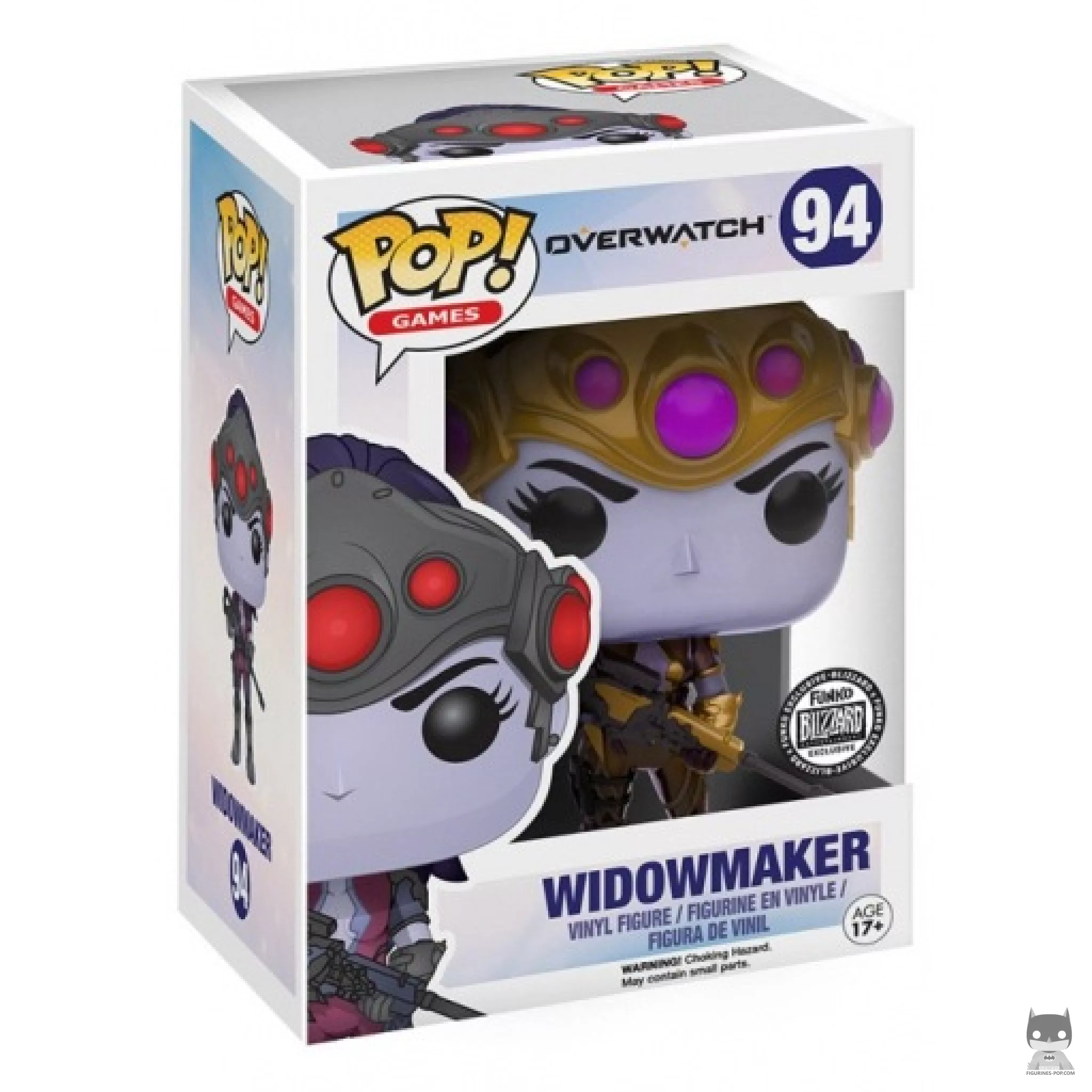 Figurine Funko POP Widowmaker (Patine) avec boîte