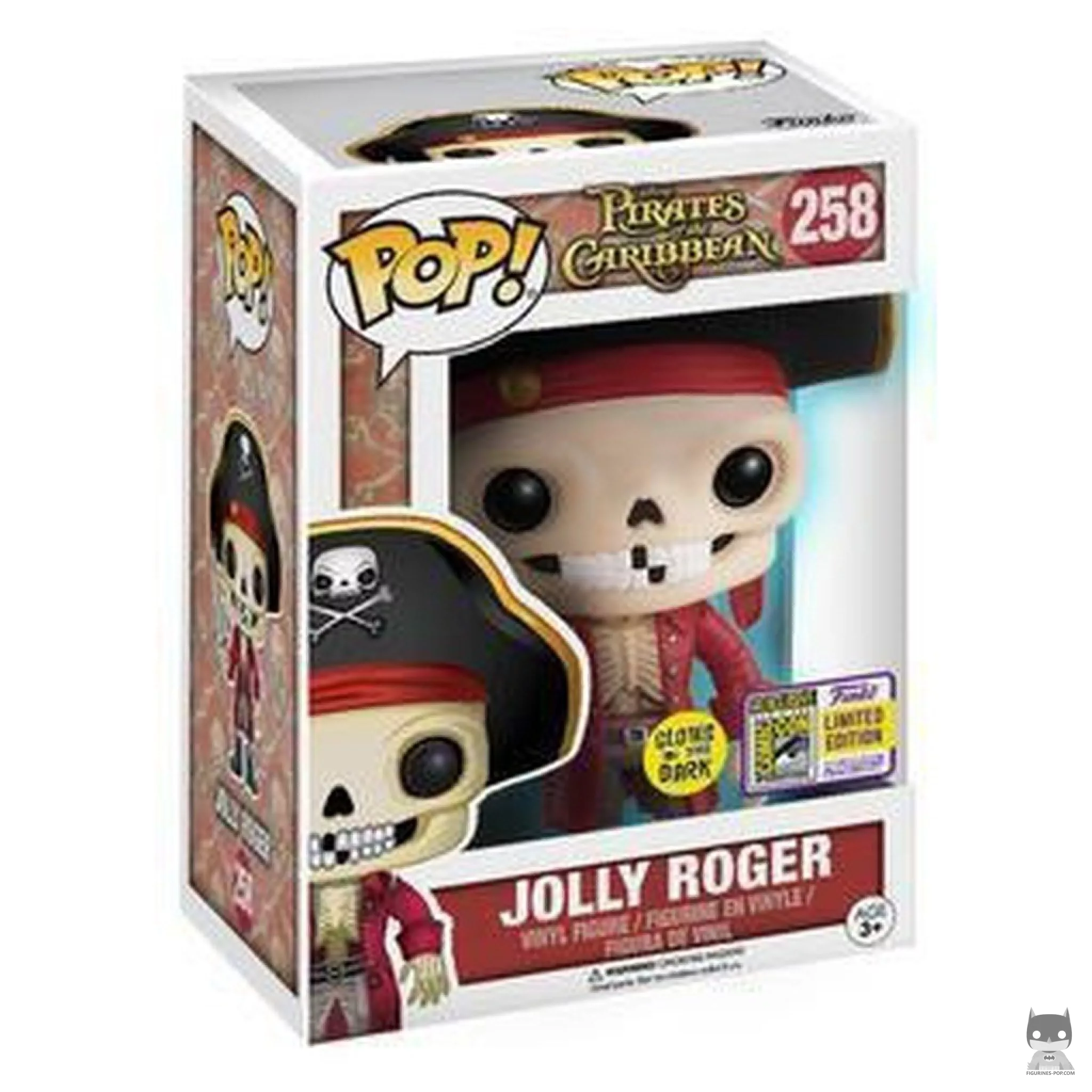 Figurine Funko POP Jolly Roger de Pirates des Caraïbes avec boîte