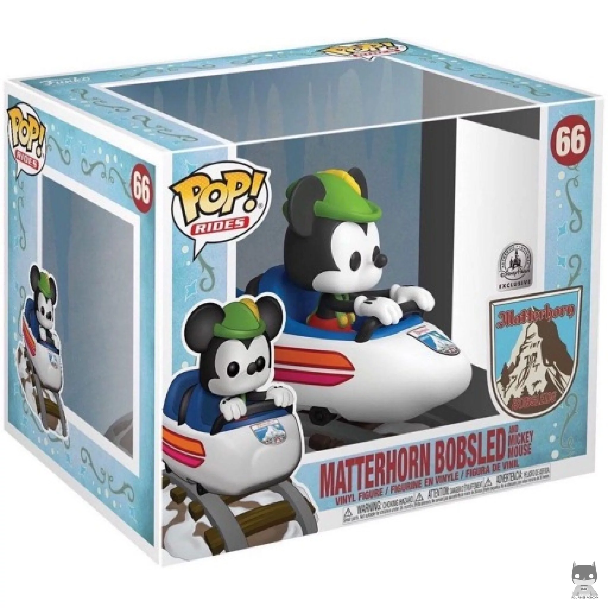 Figurine Funko POP Matterhorn Bobsled & Mickey Mouse avec boîte