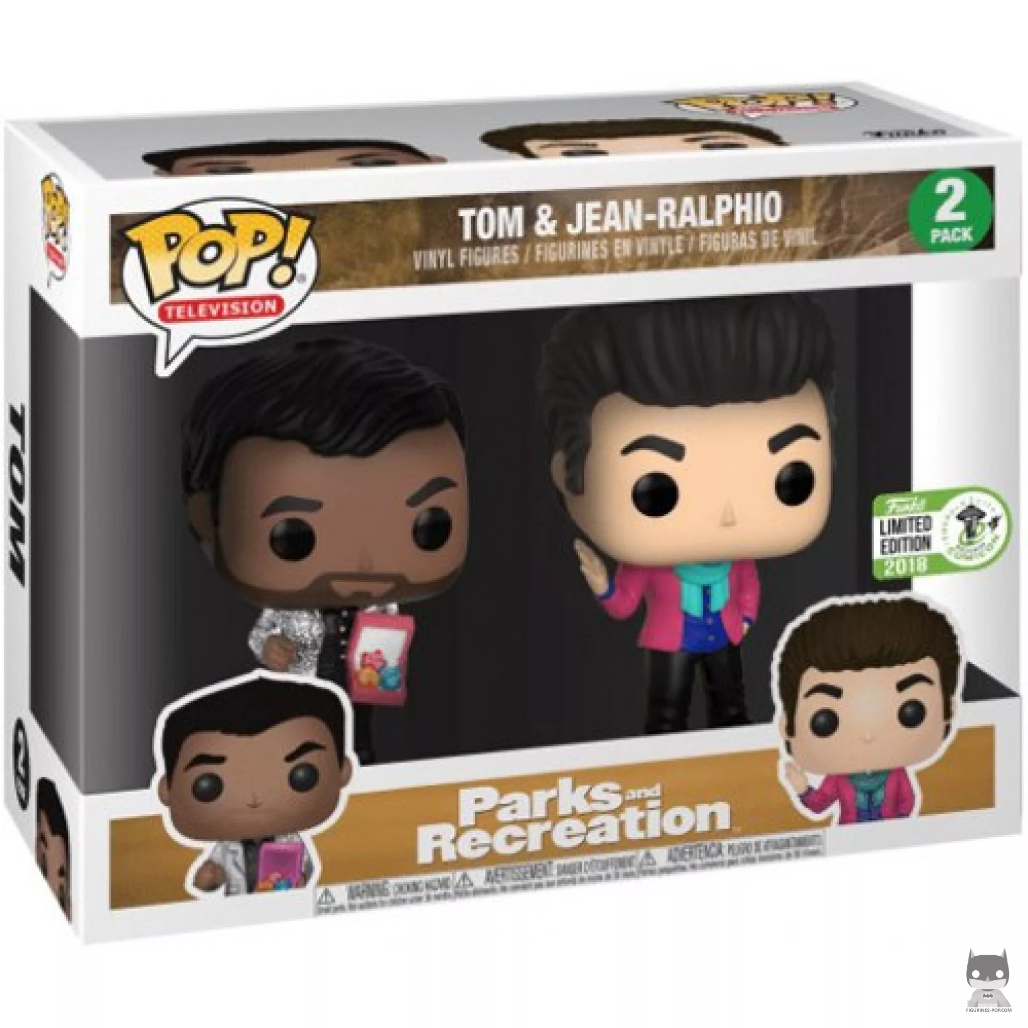 Figurine Funko POP Tom & Jean-Ralphio avec boîte
