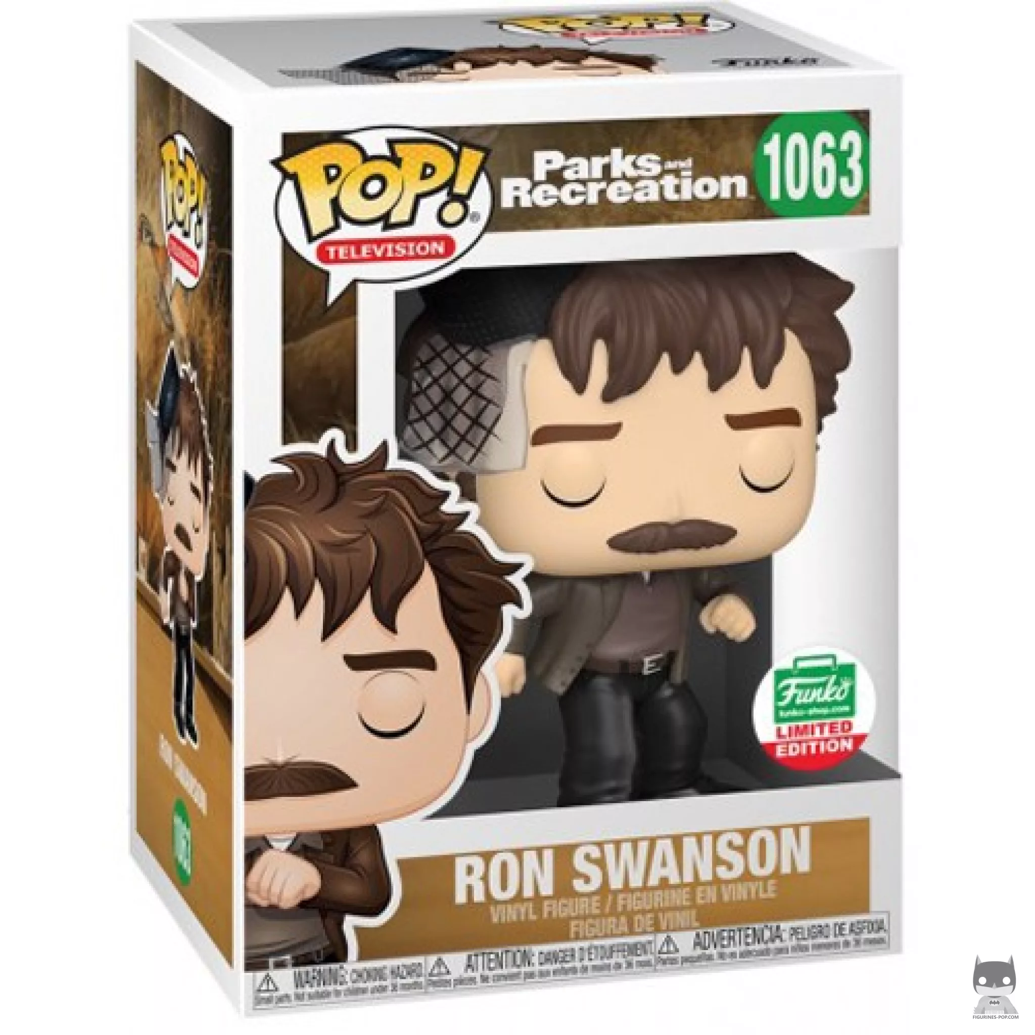 Figurine Funko POP Ron Swanson avec boîte