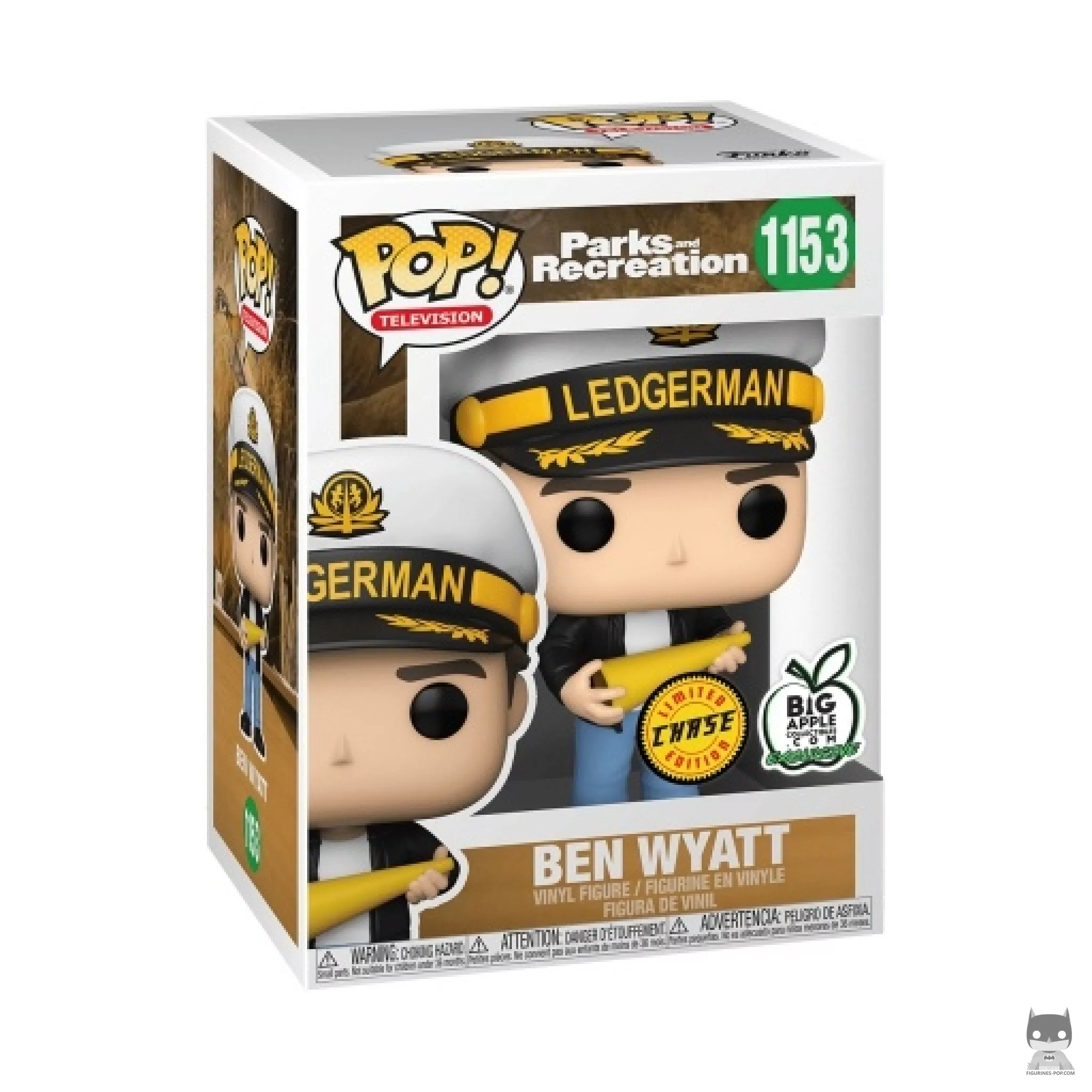 Figurine Funko POP Ben Wyatt (Chase) avec boîte