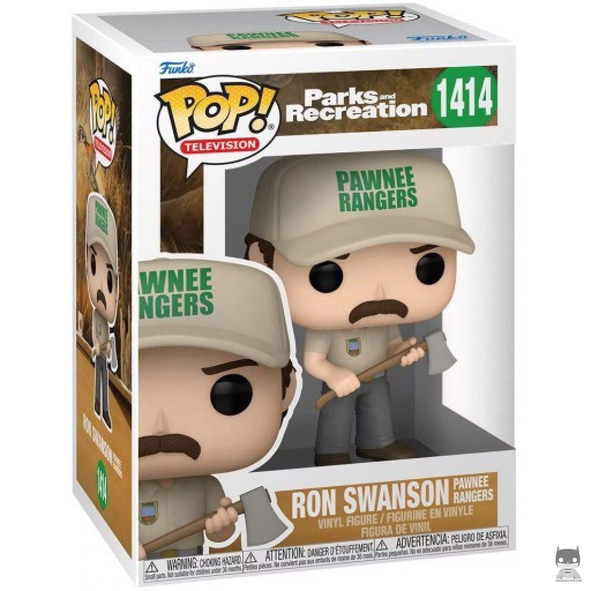 Figurine Funko POP Ron Swanson (Pawnee Goddesses) avec boîte