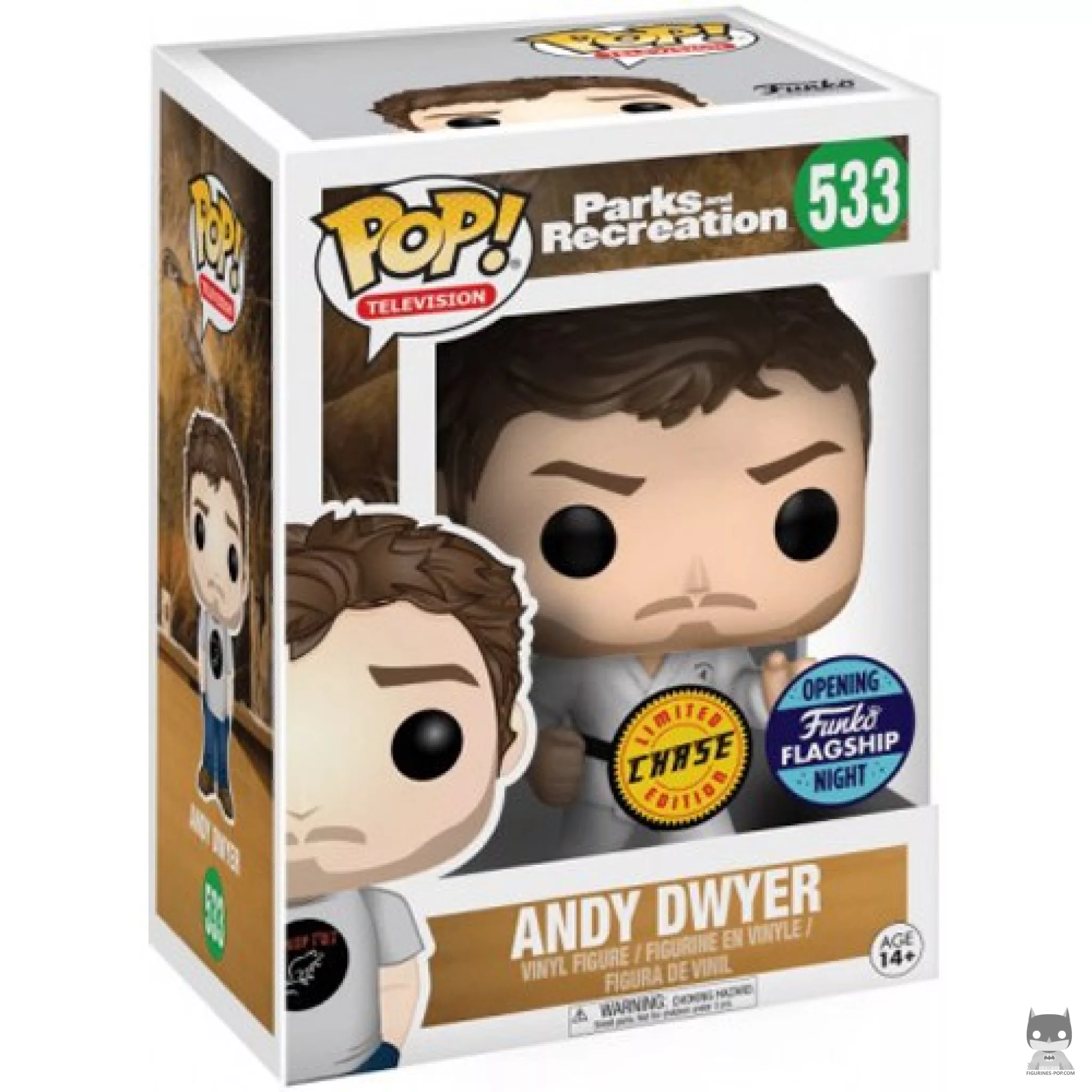 Figurine Funko POP Andy Dwyer (Chase) avec boîte
