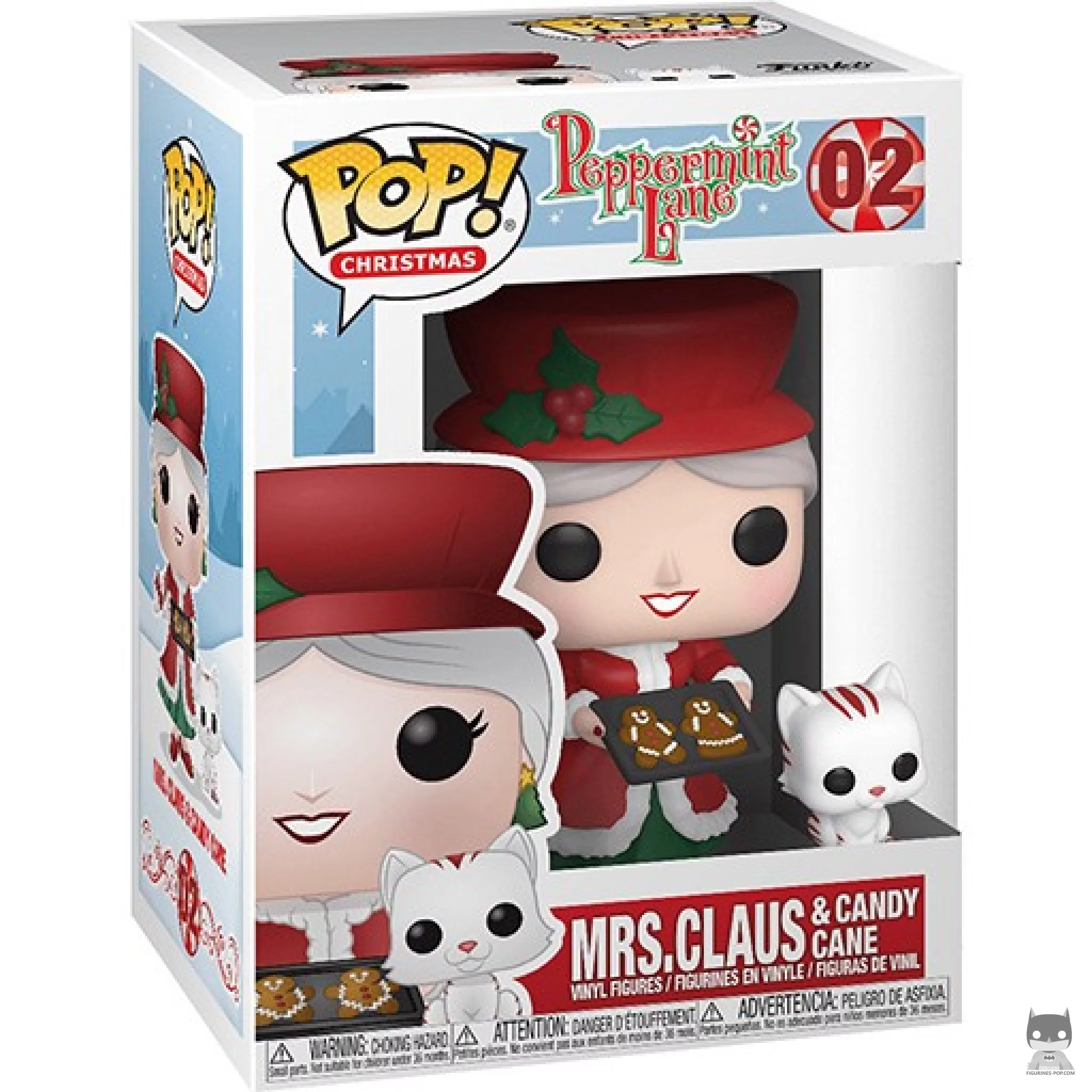 Figurine Funko POP Mère Noël & Candy Cane avec boîte