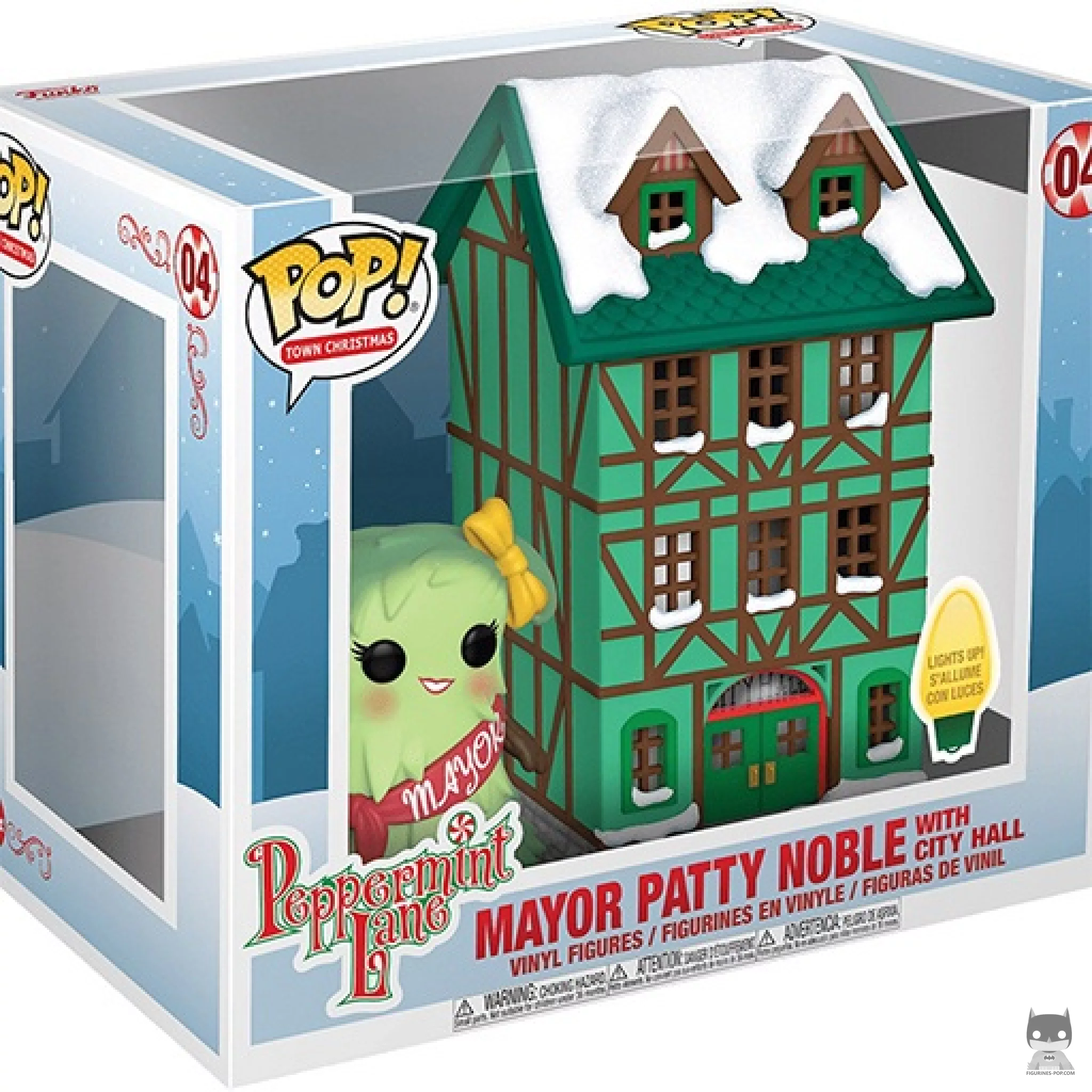 Figurine Funko POP Maire Patty Noble & Mairie avec boîte