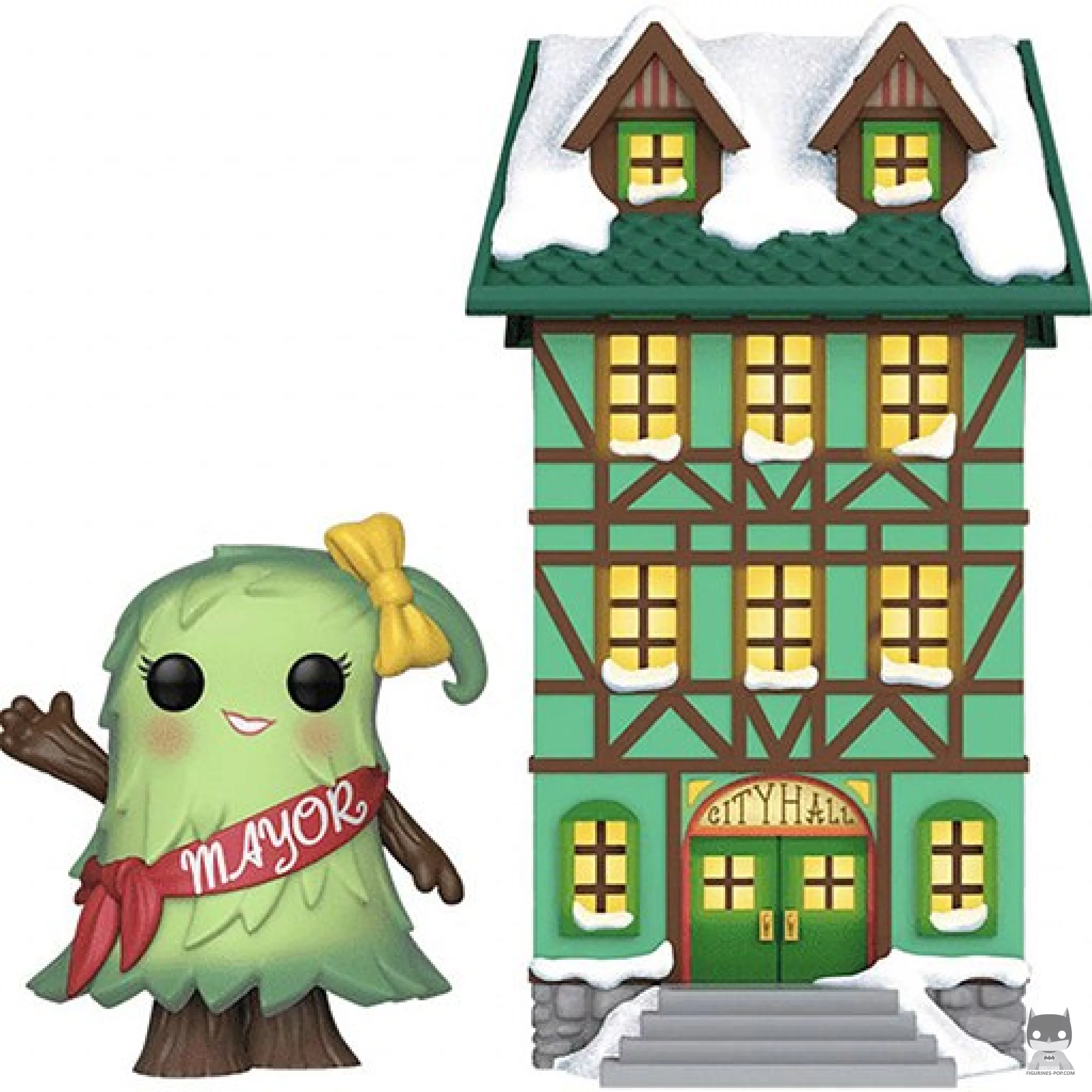 Figurine Funko POP Maire Patty Noble & Mairie (Peppermint Lane)