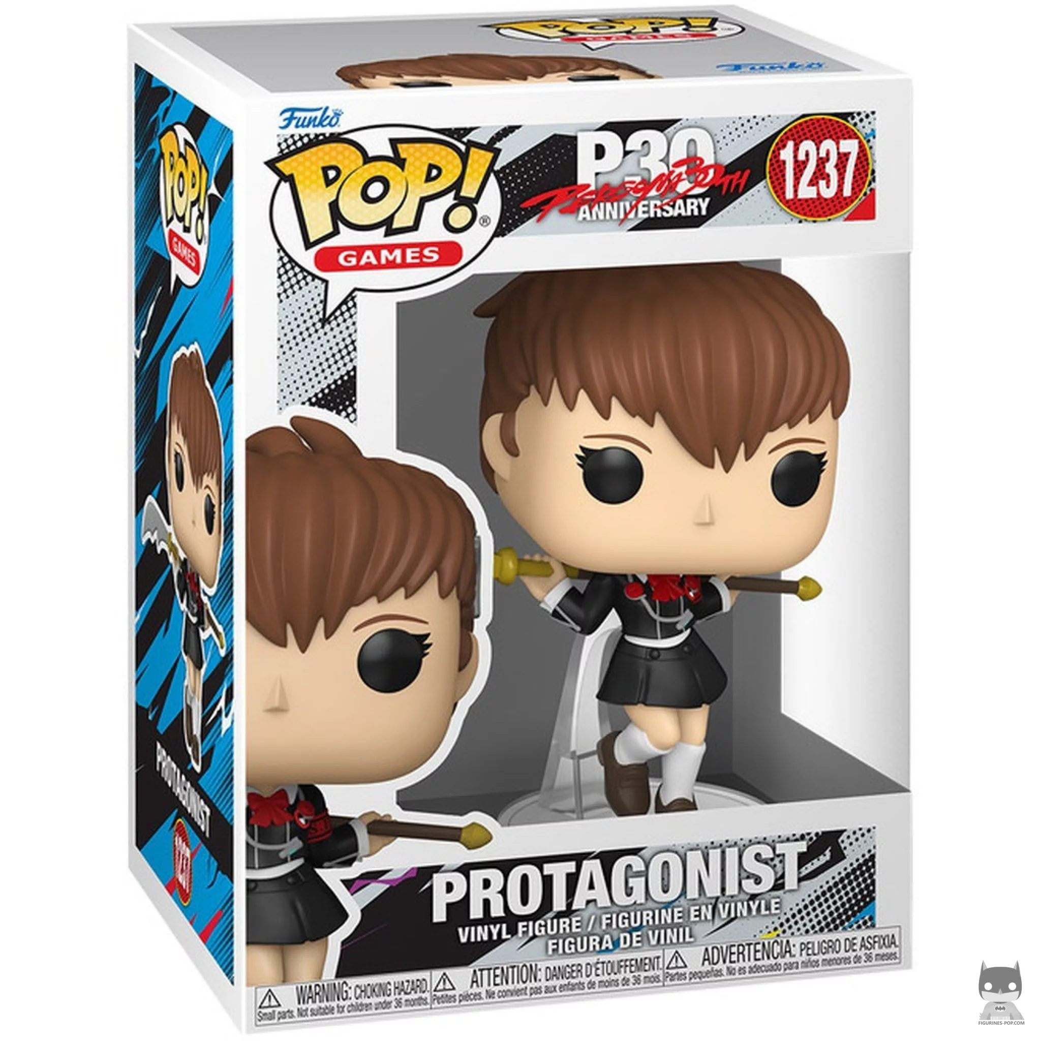 Figurine Funko POP Protagoniste féminine (Persona 3) (30e anniversaire) avec boîte