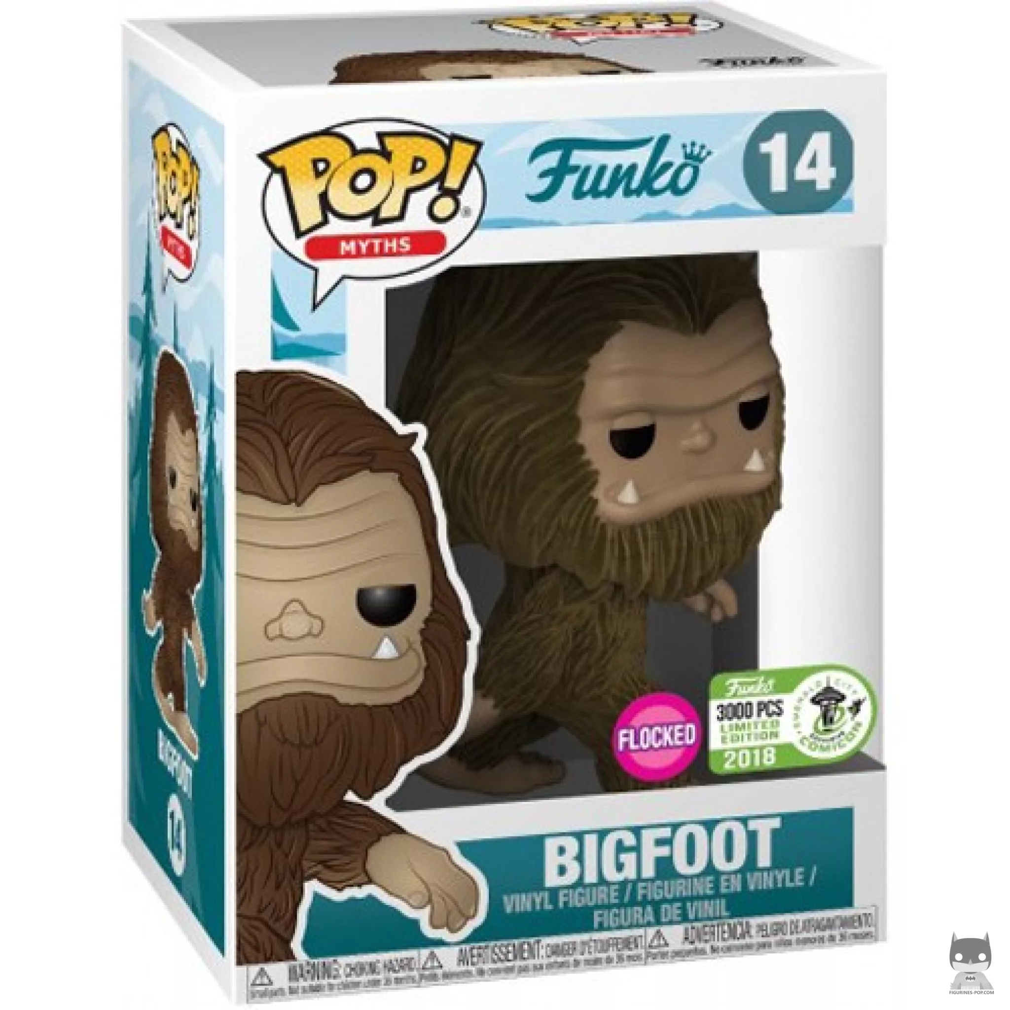 Figurine Funko POP Bigfoot (Flocked) avec boîte