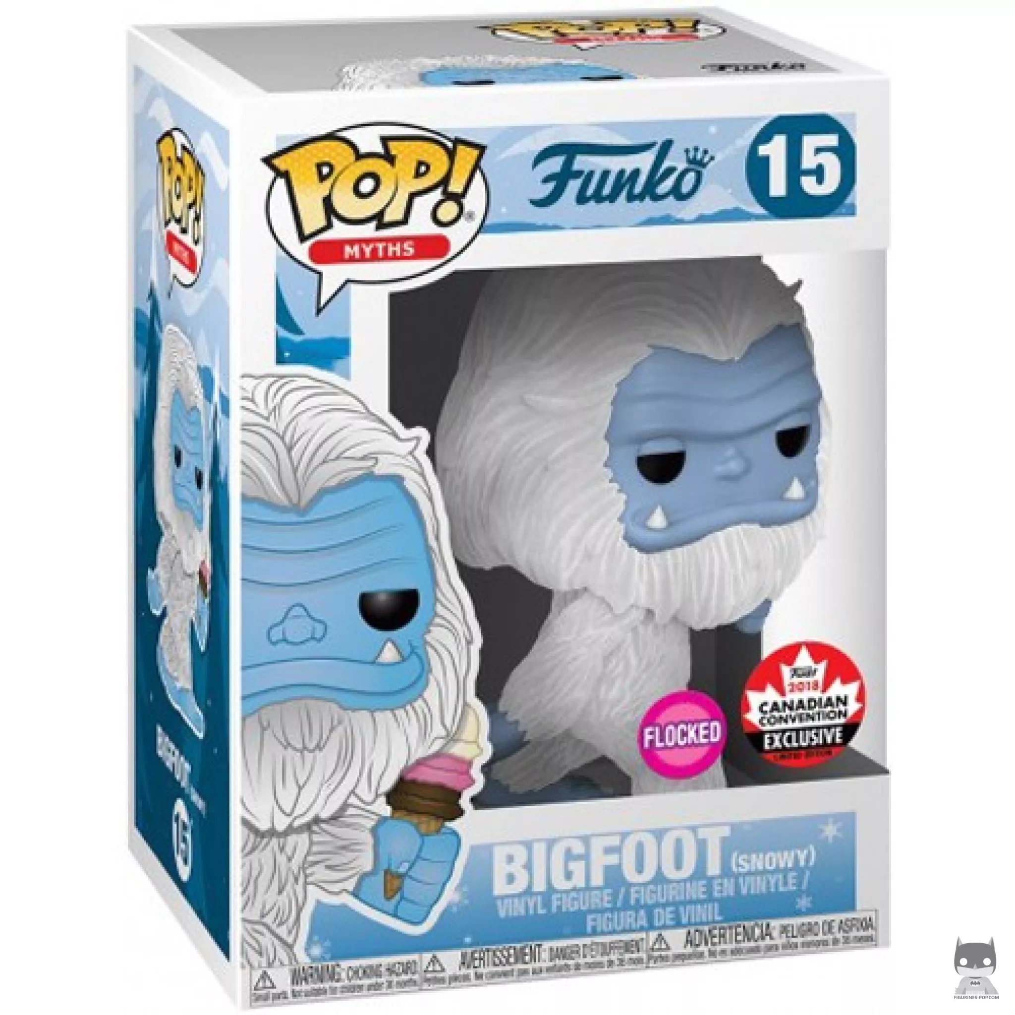 Figurine Funko POP Bigfoot (Flocked) avec boîte