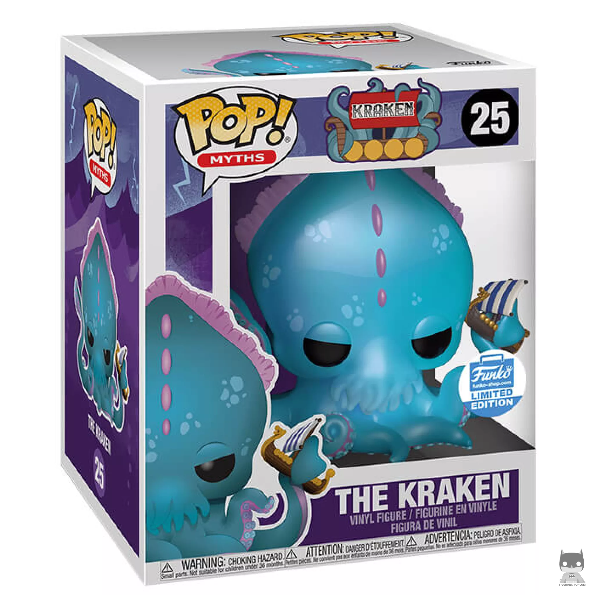 Figurine Funko POP Le Kraken (Supersized) avec boîte