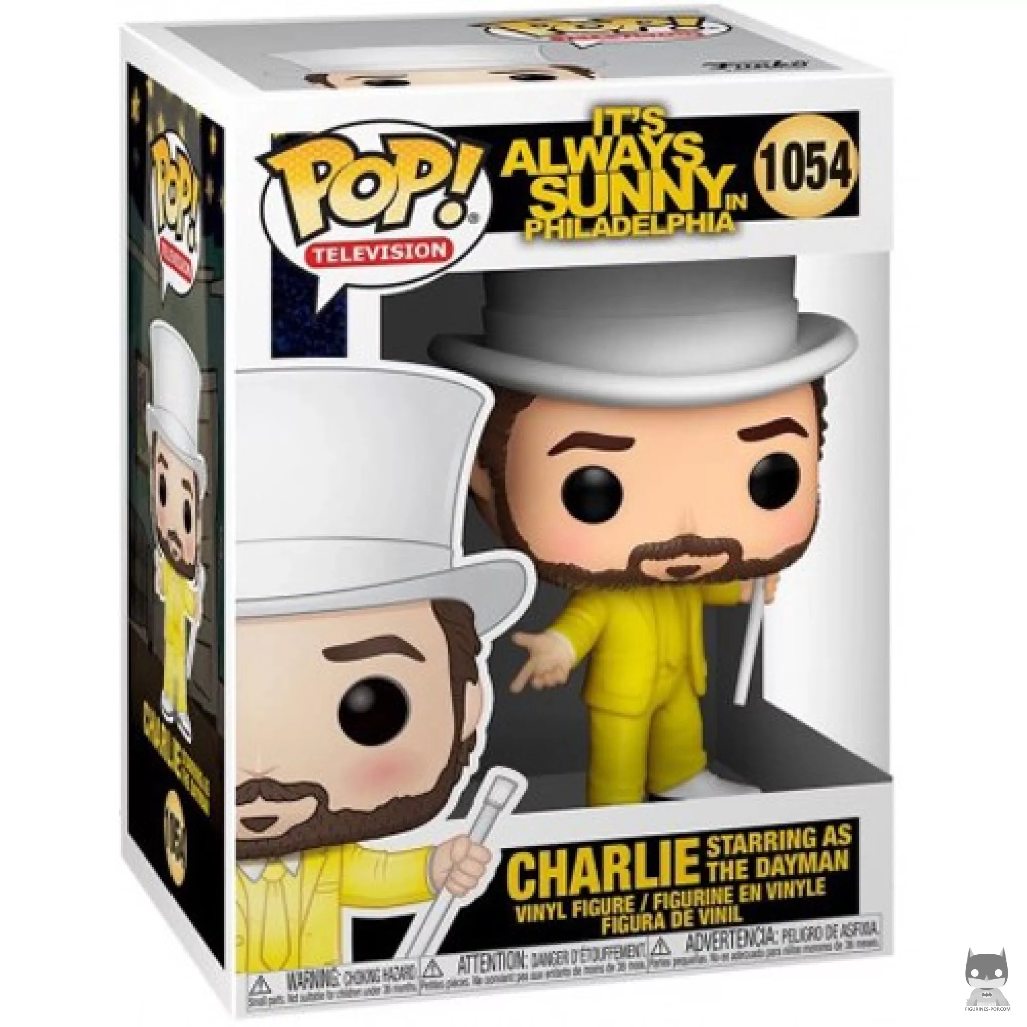 Figurine Funko POP Charlie interprétant Dayman avec boîte