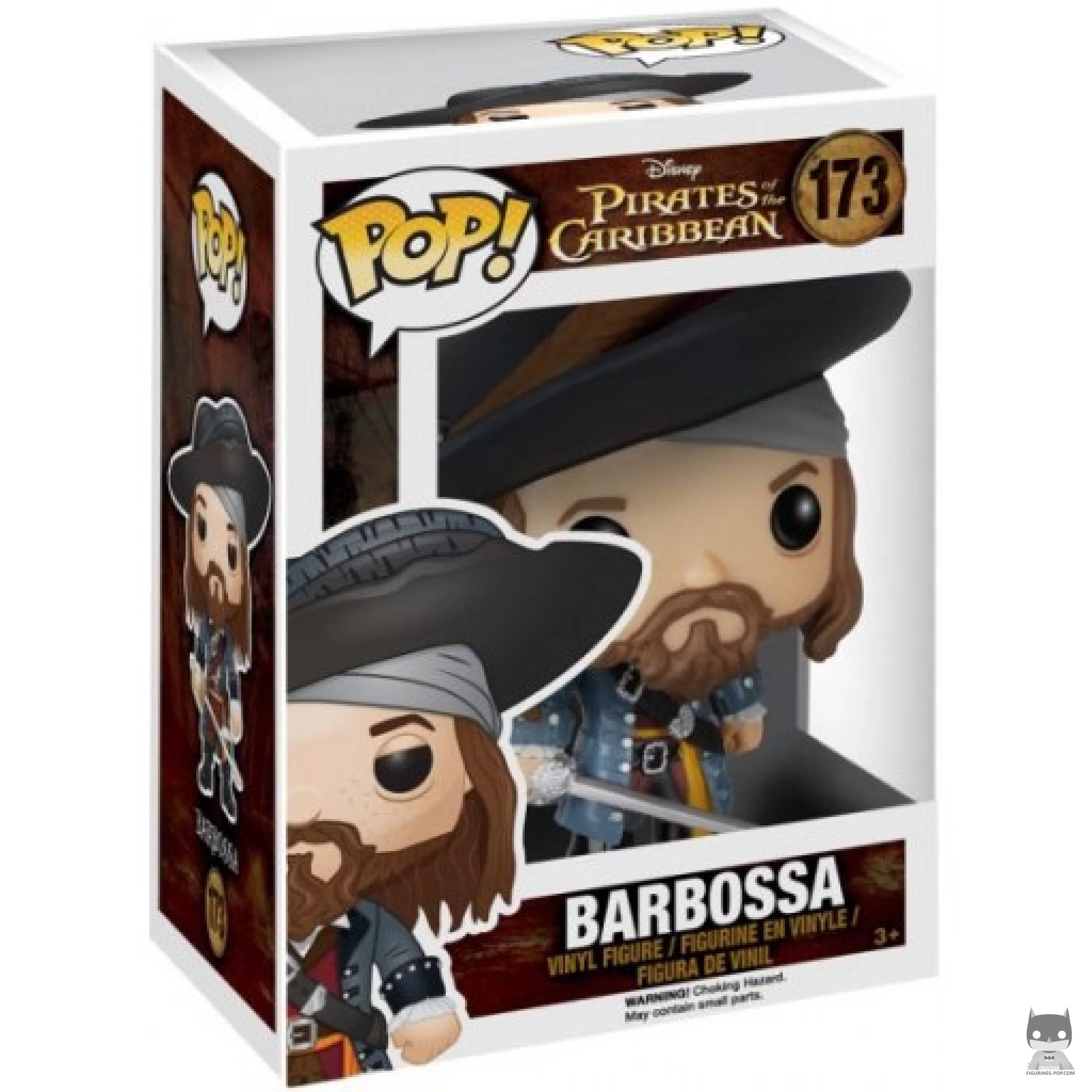 Figurine Funko POP Capitaine Barbossa avec boîte