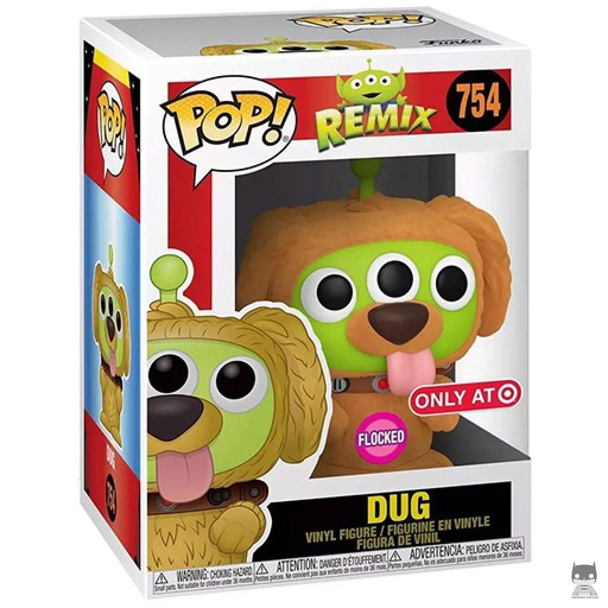Figurine Funko POP Dug (Flocked) avec boîte