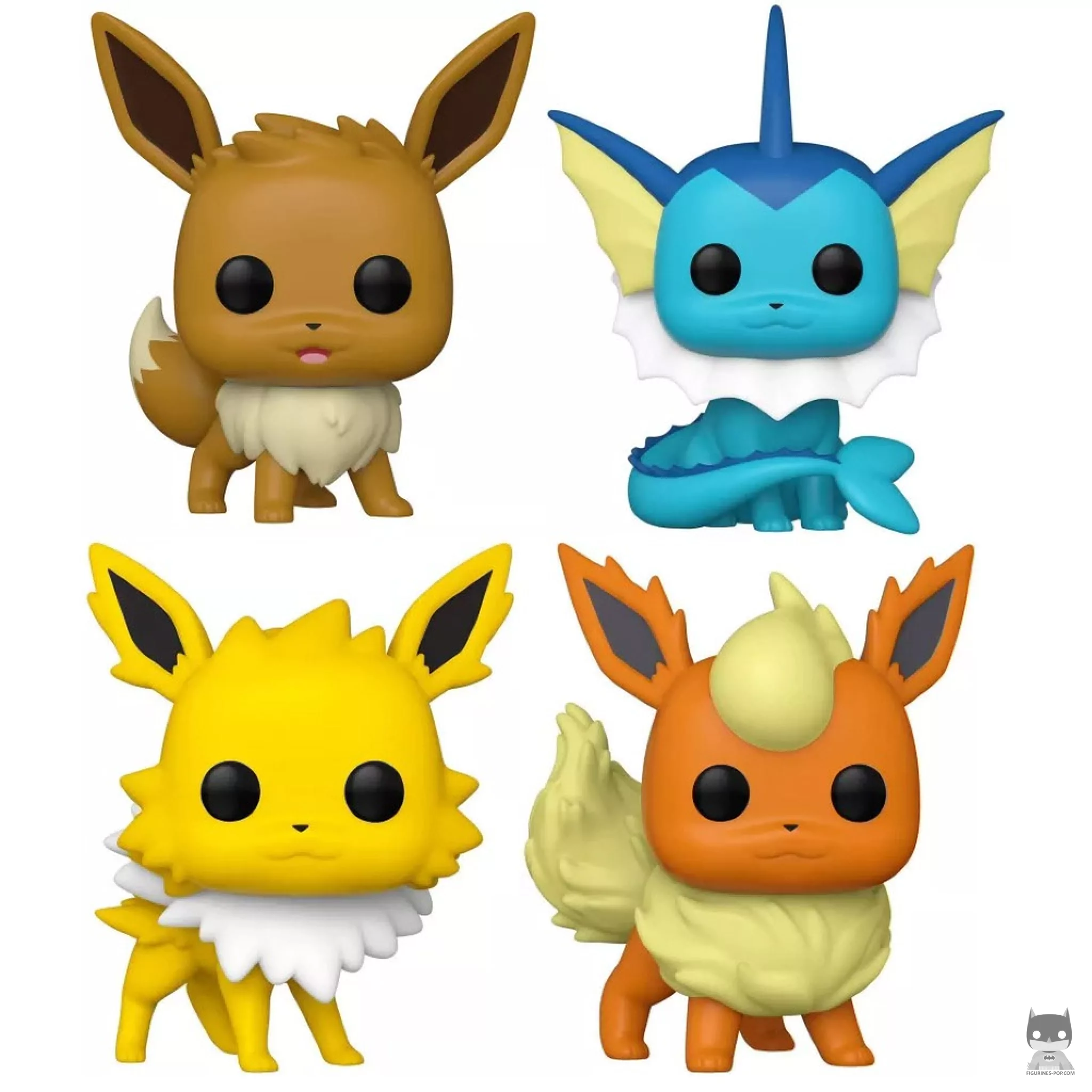 Figurine Funko POP Évoli, Aquali, Voltali & Pyroli (Pokémon)